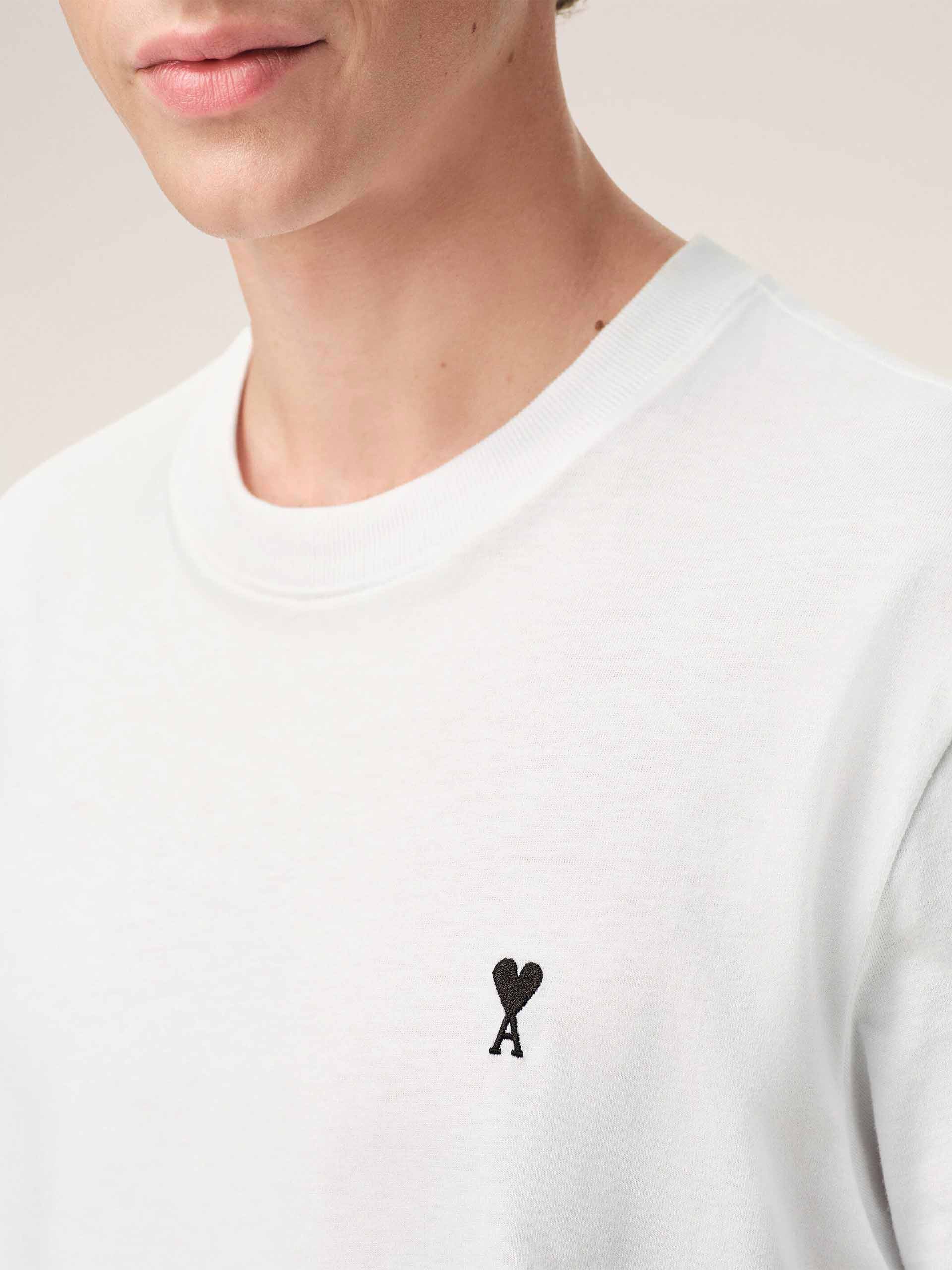 AMI PARIS - T-Shirt Ami De Coeur aus Baumwolljersey