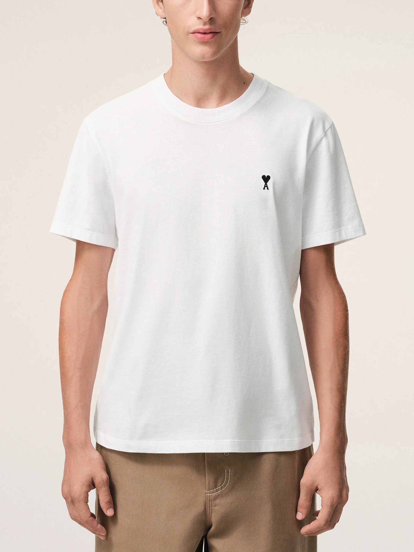 AMI PARIS - T-Shirt Ami De Coeur aus Baumwolljersey