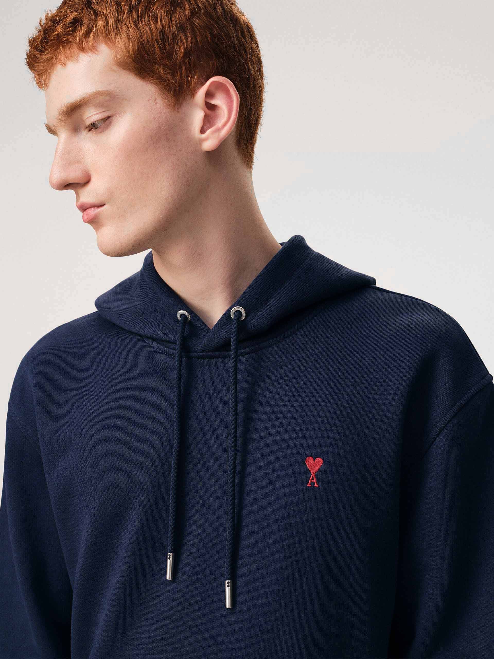 AMI PARIS - Hoodie mit rotem Ami De Coeur Logo