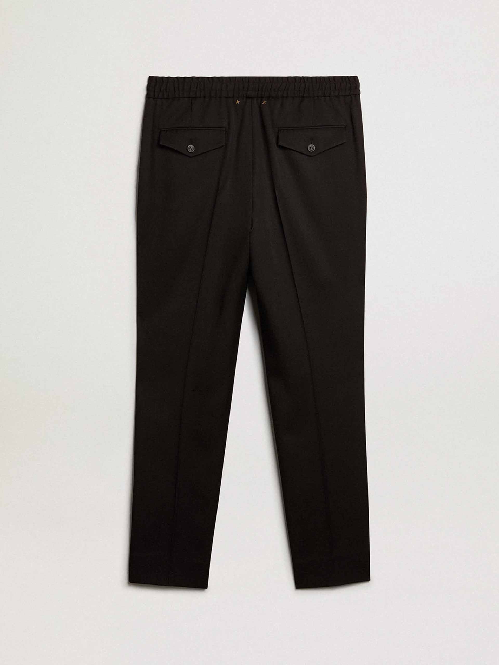 GOLDEN GOOSE - Hose Luke mit elastischem Bund für Herren in Schwarz