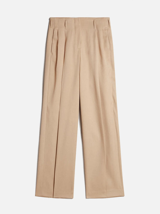 GOLDEN GOOSE - Wide-Leg Hose aus Wollgabardine für Damen