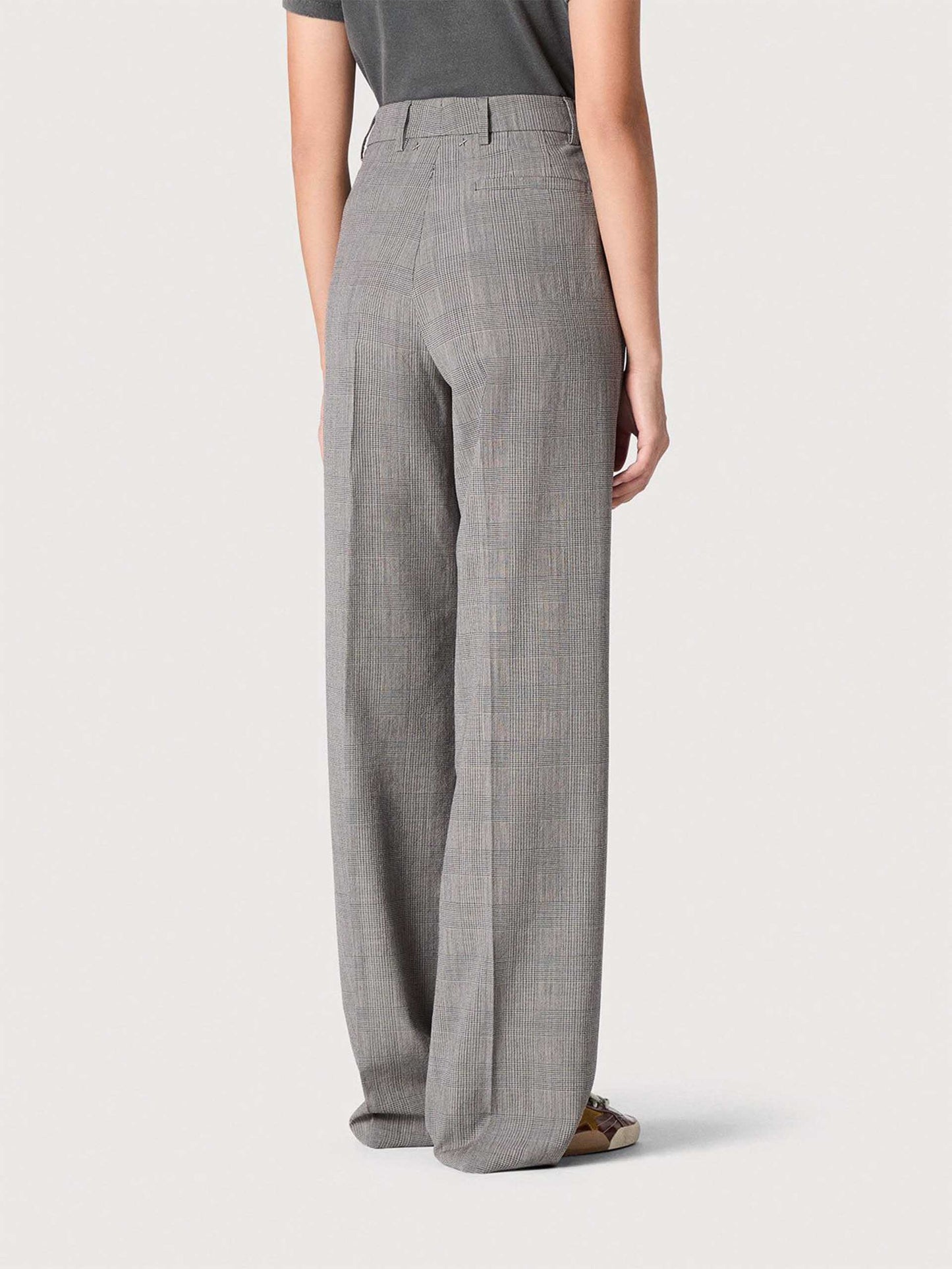 GOLDEN GOOSE - Hose mit Prince-of-Wales-Muster für Damen