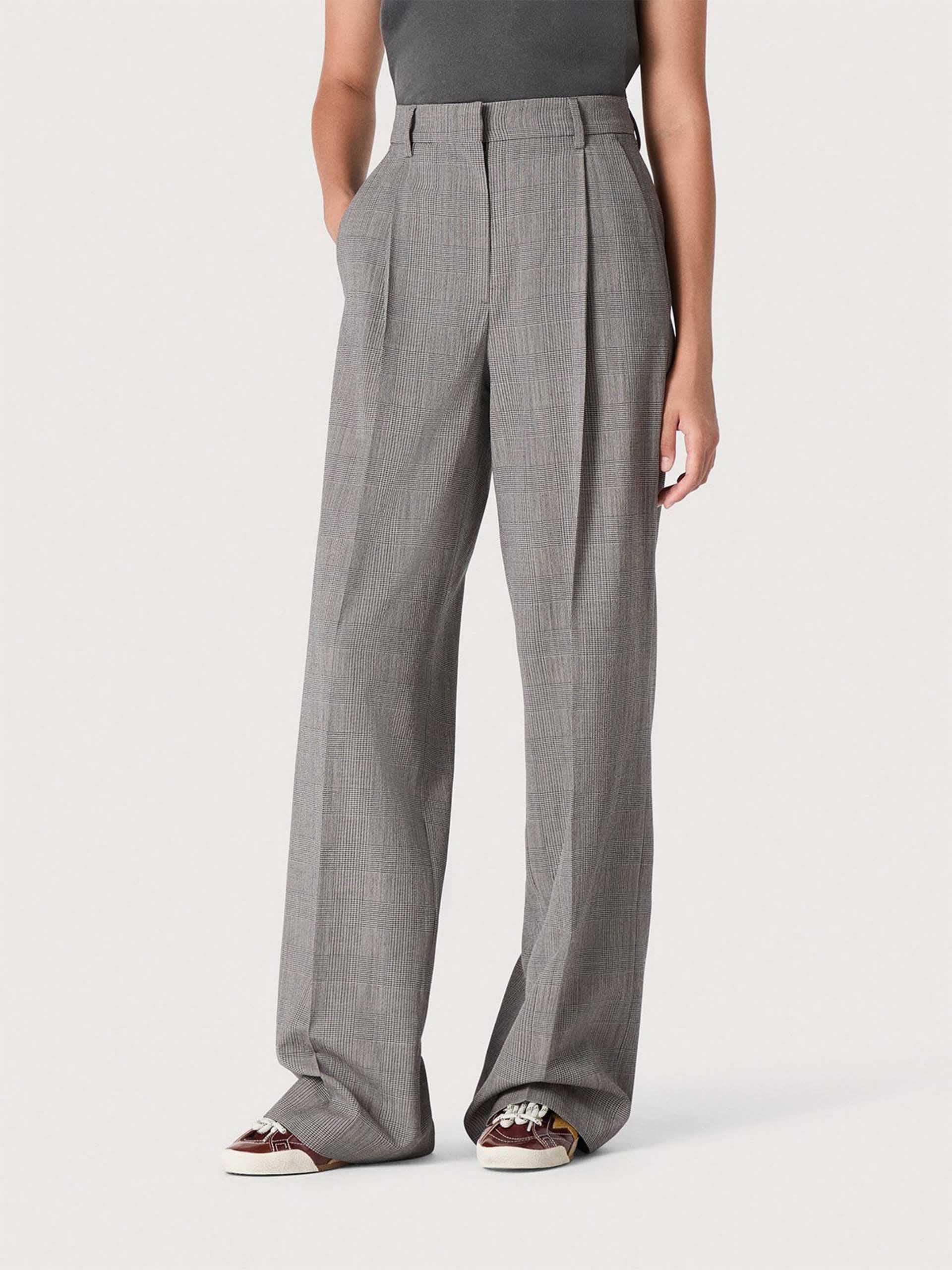 GOLDEN GOOSE - Hose mit Prince-of-Wales-Muster für Damen
