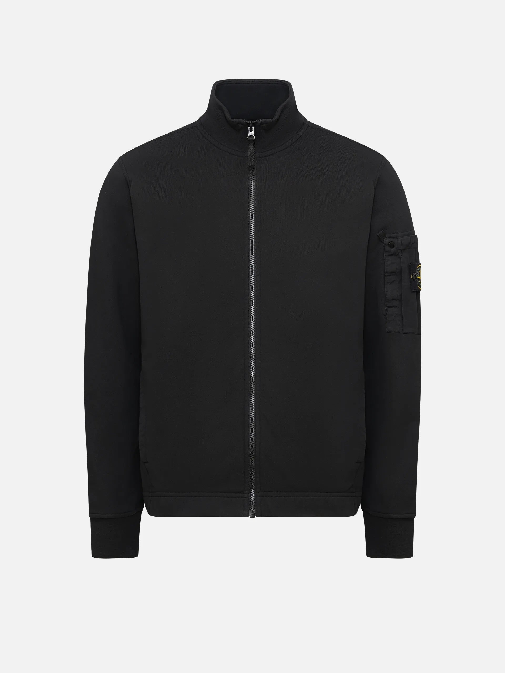STONE ISLAND - Sweatjacke aus Baumwollfleece für Herren