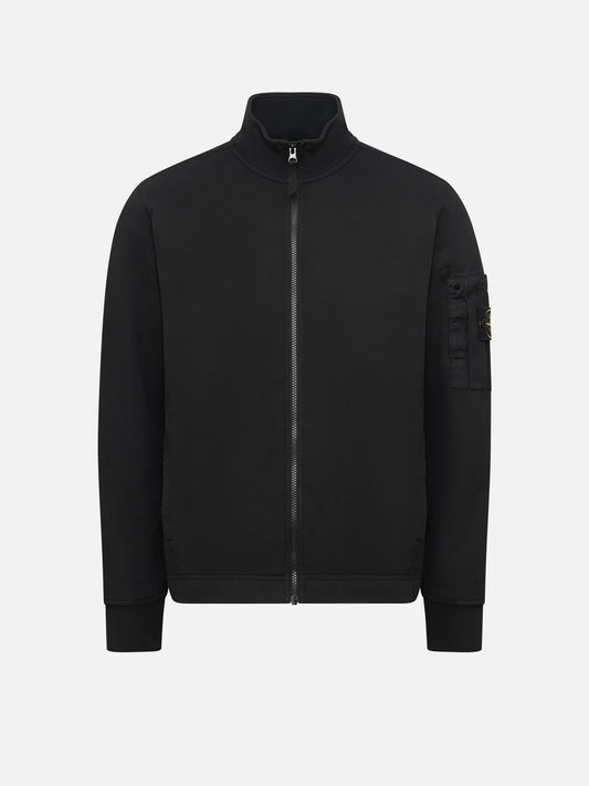 STONE ISLAND - Sweatjacke aus Baumwollfleece für Herren