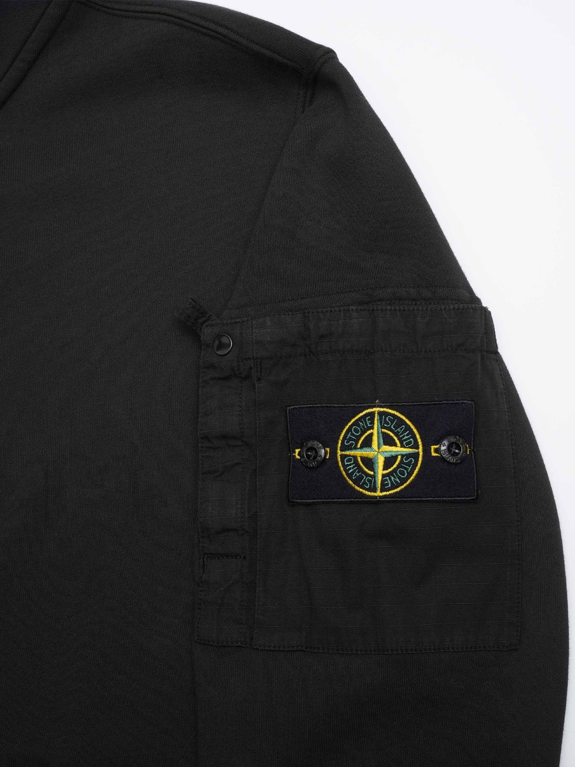 STONE ISLAND - Sweatjacke aus Baumwollfleece für Herren