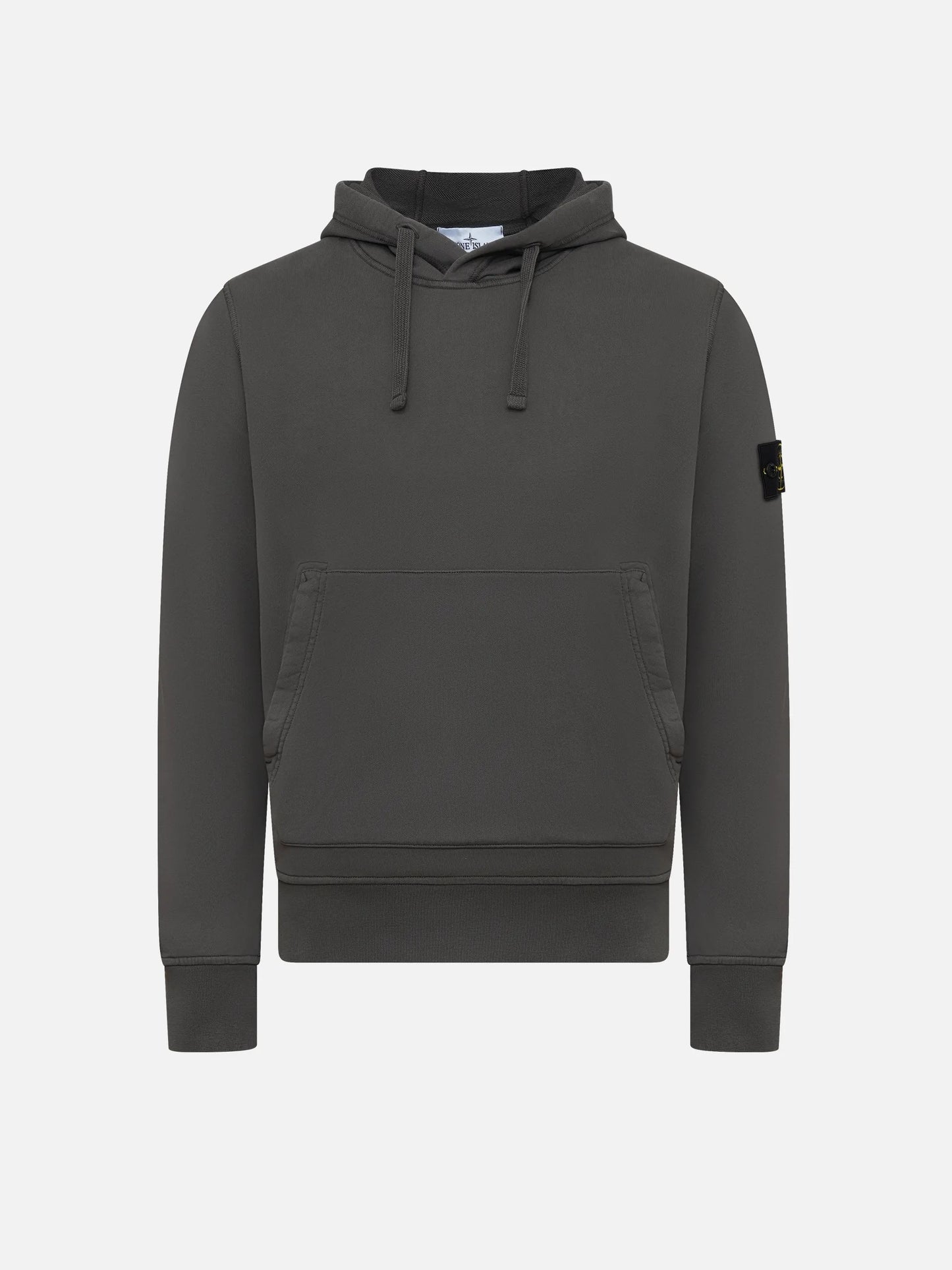 STONE ISLAND - Hoodie mit Kompass-Patch für Herren in Dunkelgrau - Dark grey
