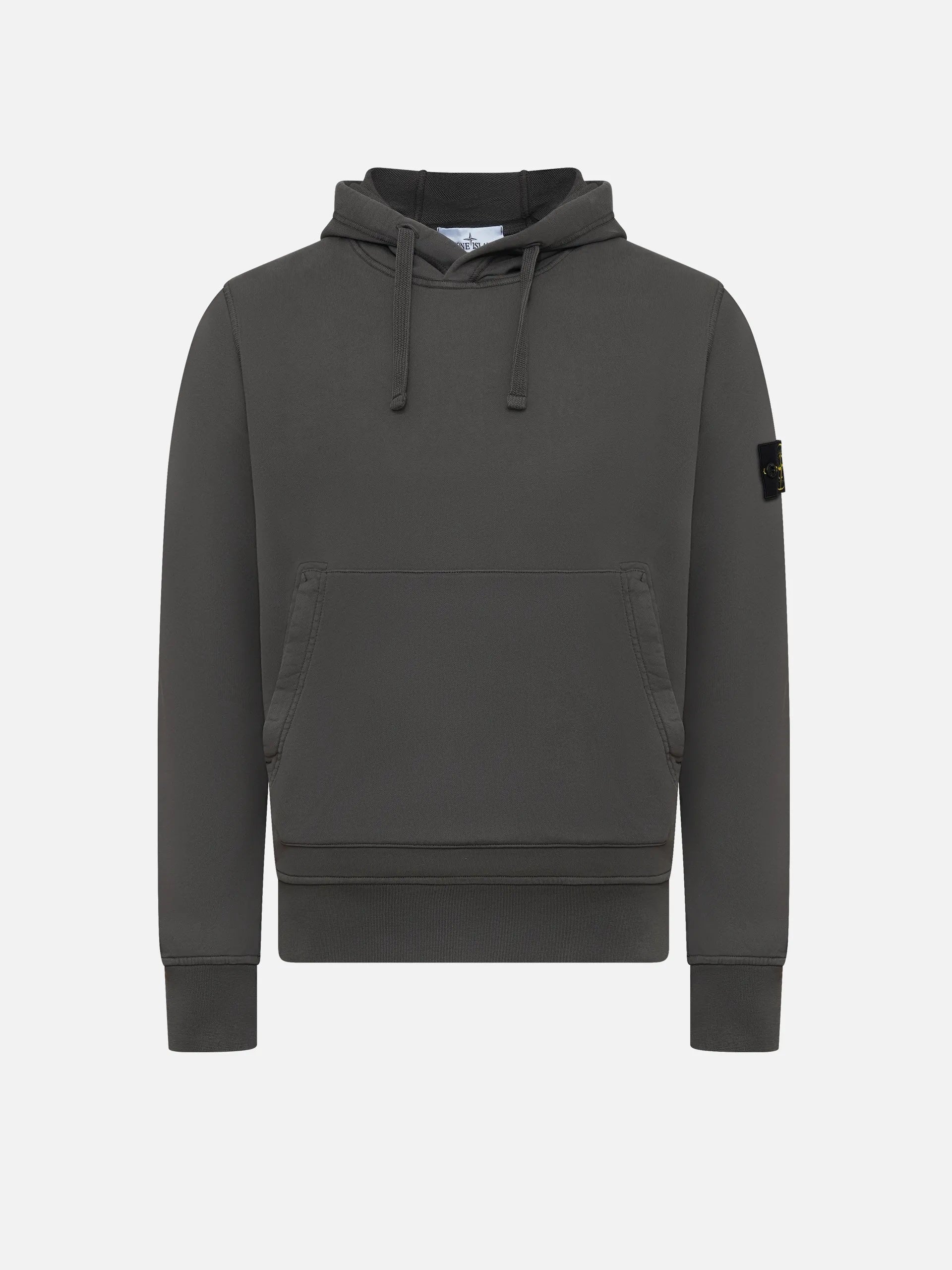 STONE ISLAND - Hoodie mit Kompass-Patch für Herren in Dunkelgrau - Dark grey