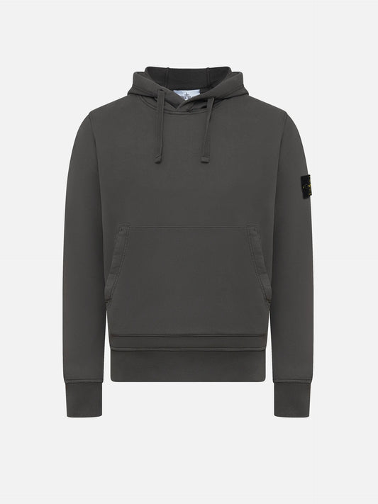 STONE ISLAND - Hoodie mit Kompass-Patch für Herren in Dunkelgrau - Dark grey