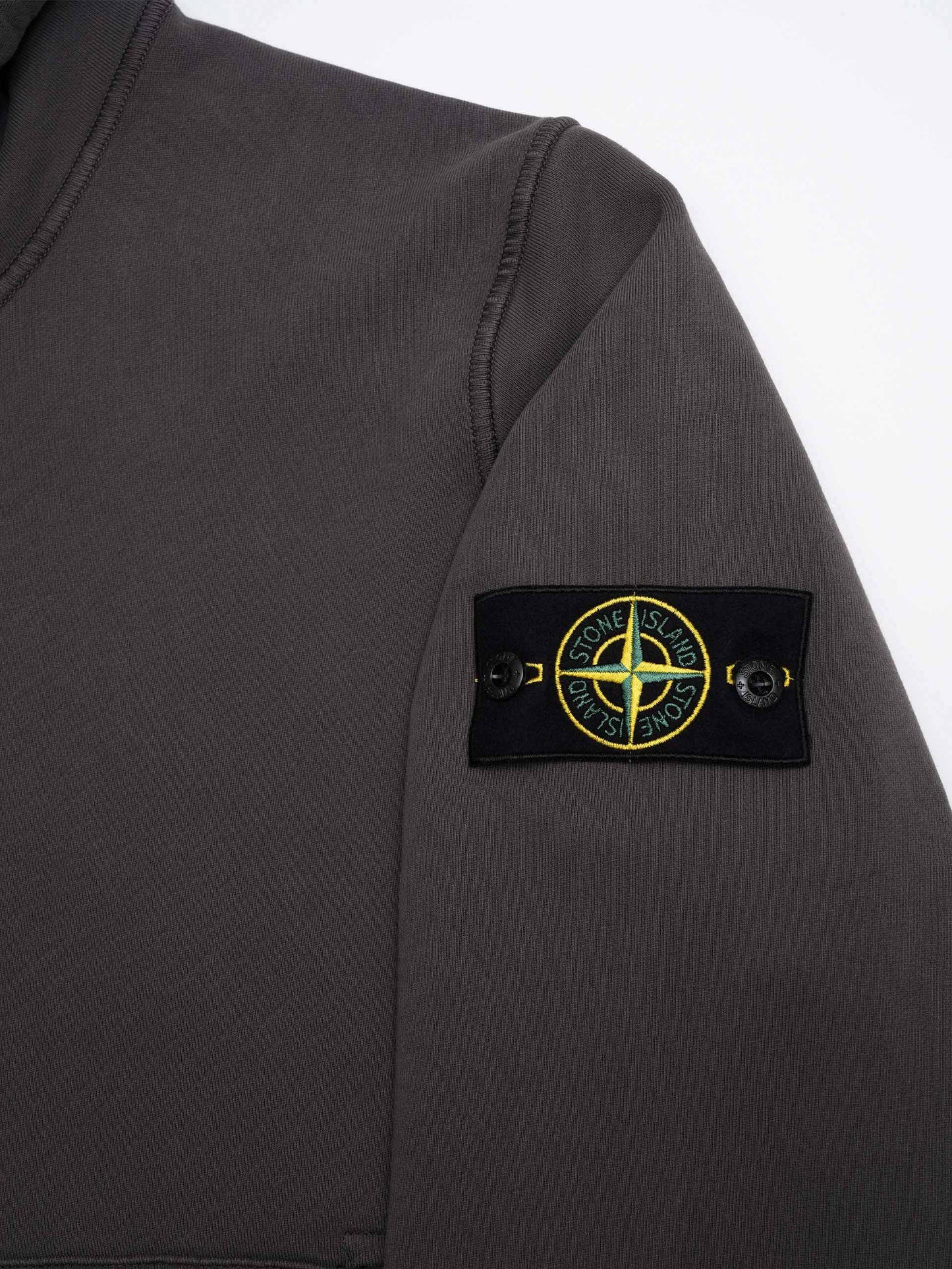 STONE ISLAND - Hoodie mit Kompass-Patch für Herren in Dunkelgrau - Dark grey