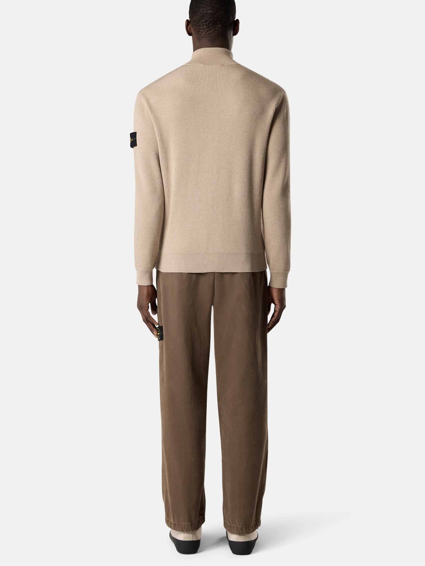 STONE ISLAND - Gerippte Strickjacke aus Baumwolle für Herren