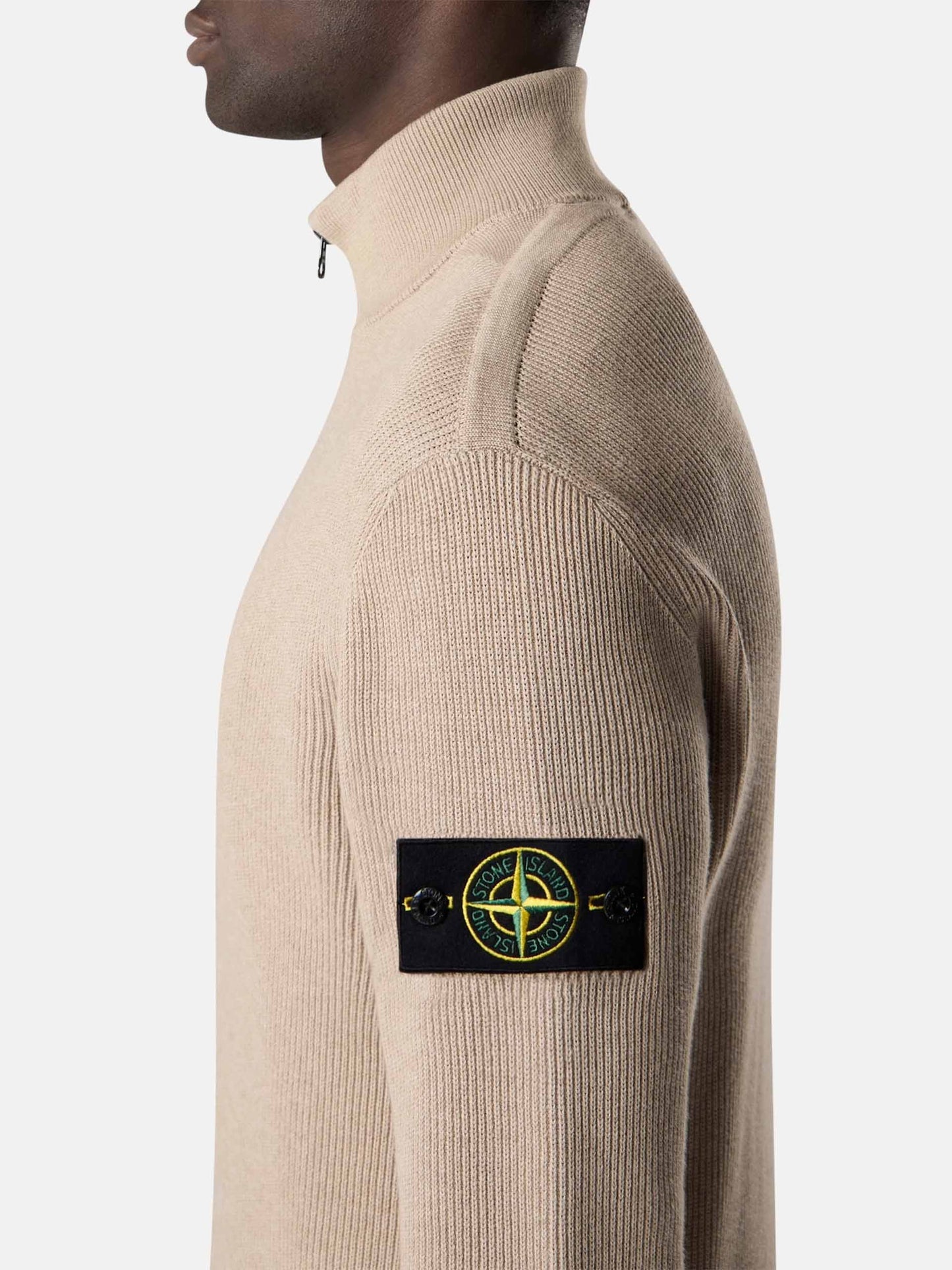 STONE ISLAND - Gerippte Strickjacke aus Baumwolle für Herren