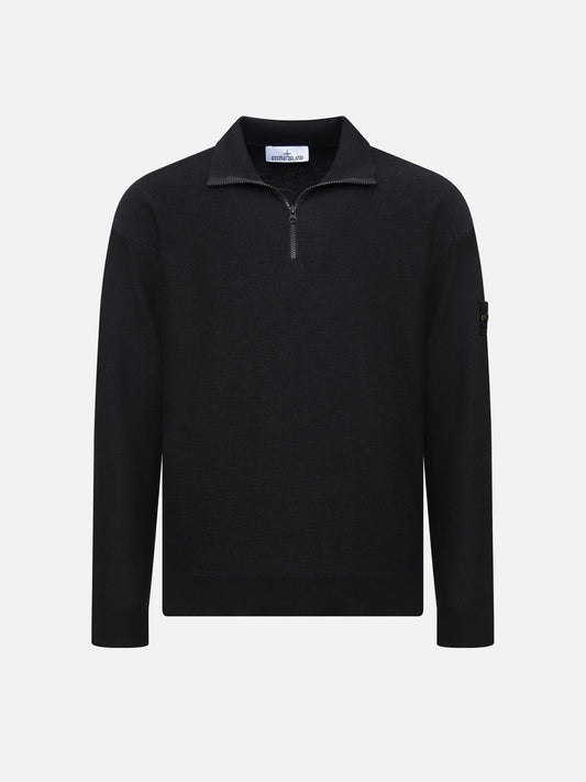 STONE ISLAND - Half-Zip-Pullover mit Logo-Patch für Herren