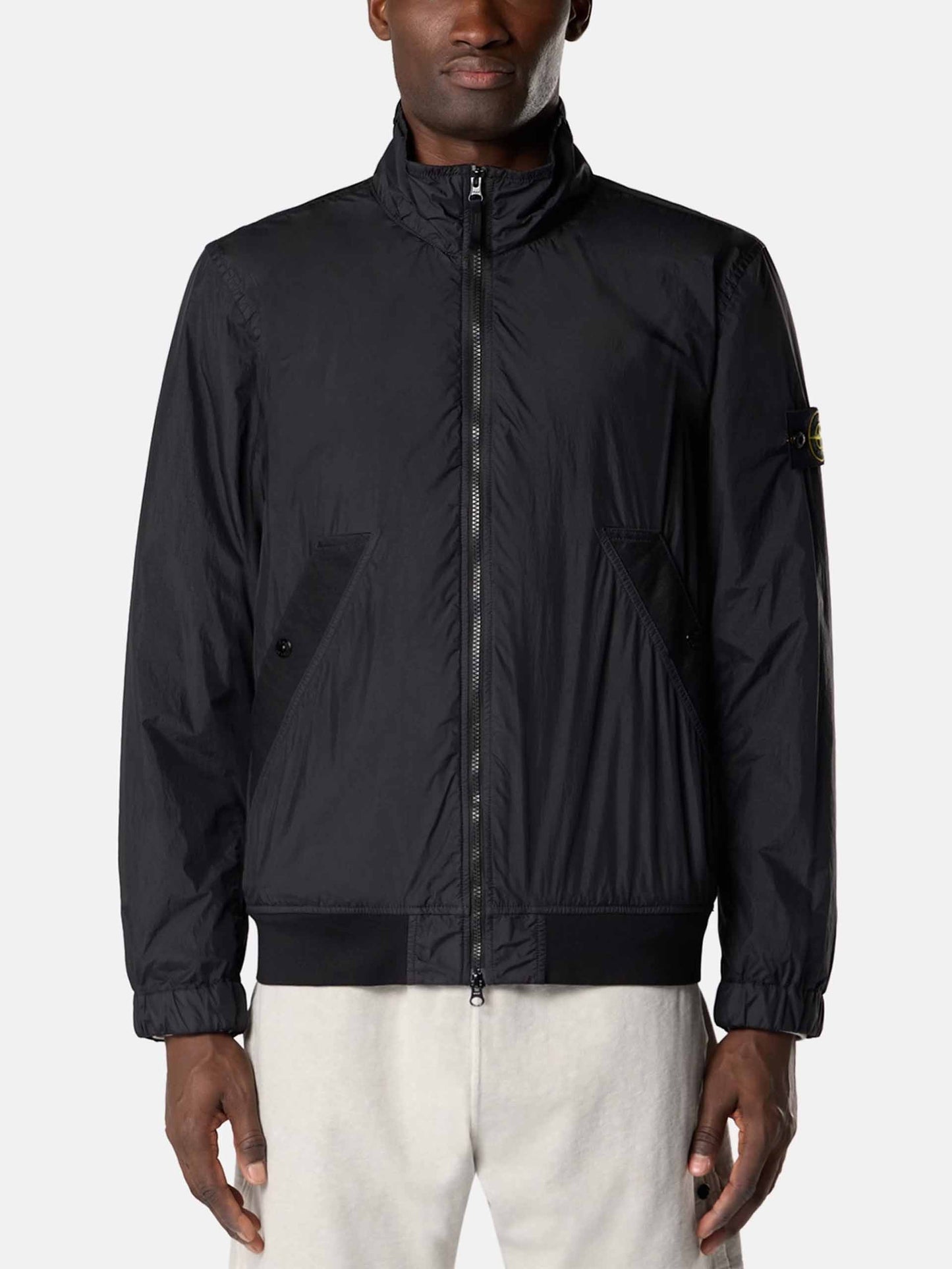STONE ISLAND - Jacke Crinkle Reps für Herren in Schwarz - Black