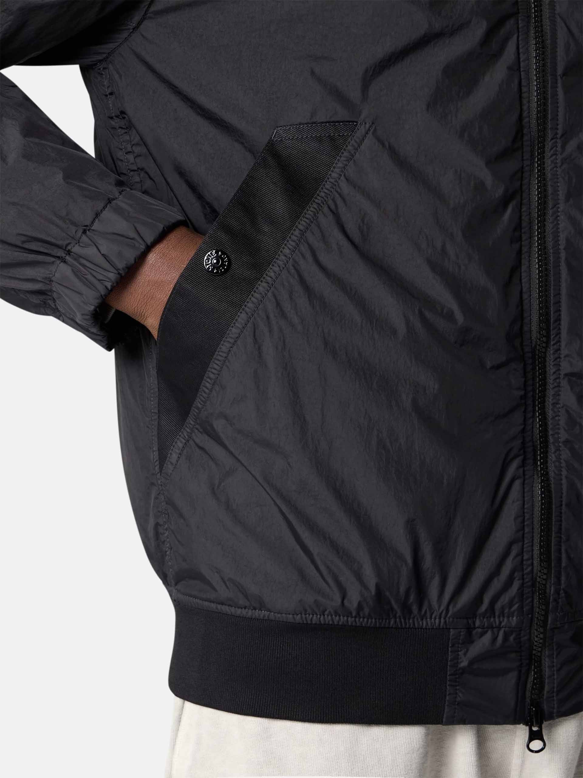 STONE ISLAND - Jacke Crinkle Reps für Herren in Schwarz - Black