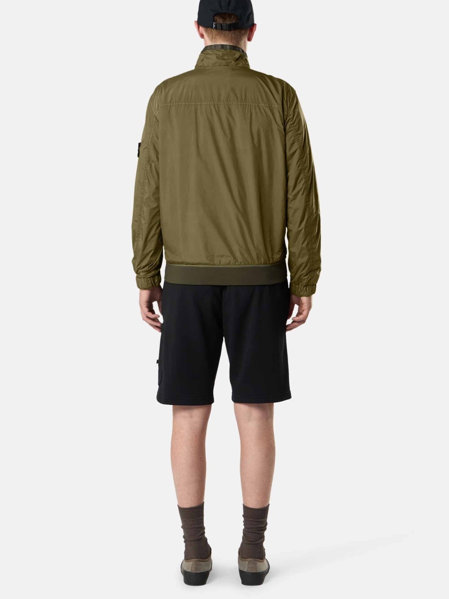 STONE ISLAND - Jacke Crinkle Reps für Herren in Militärgrün - Military green