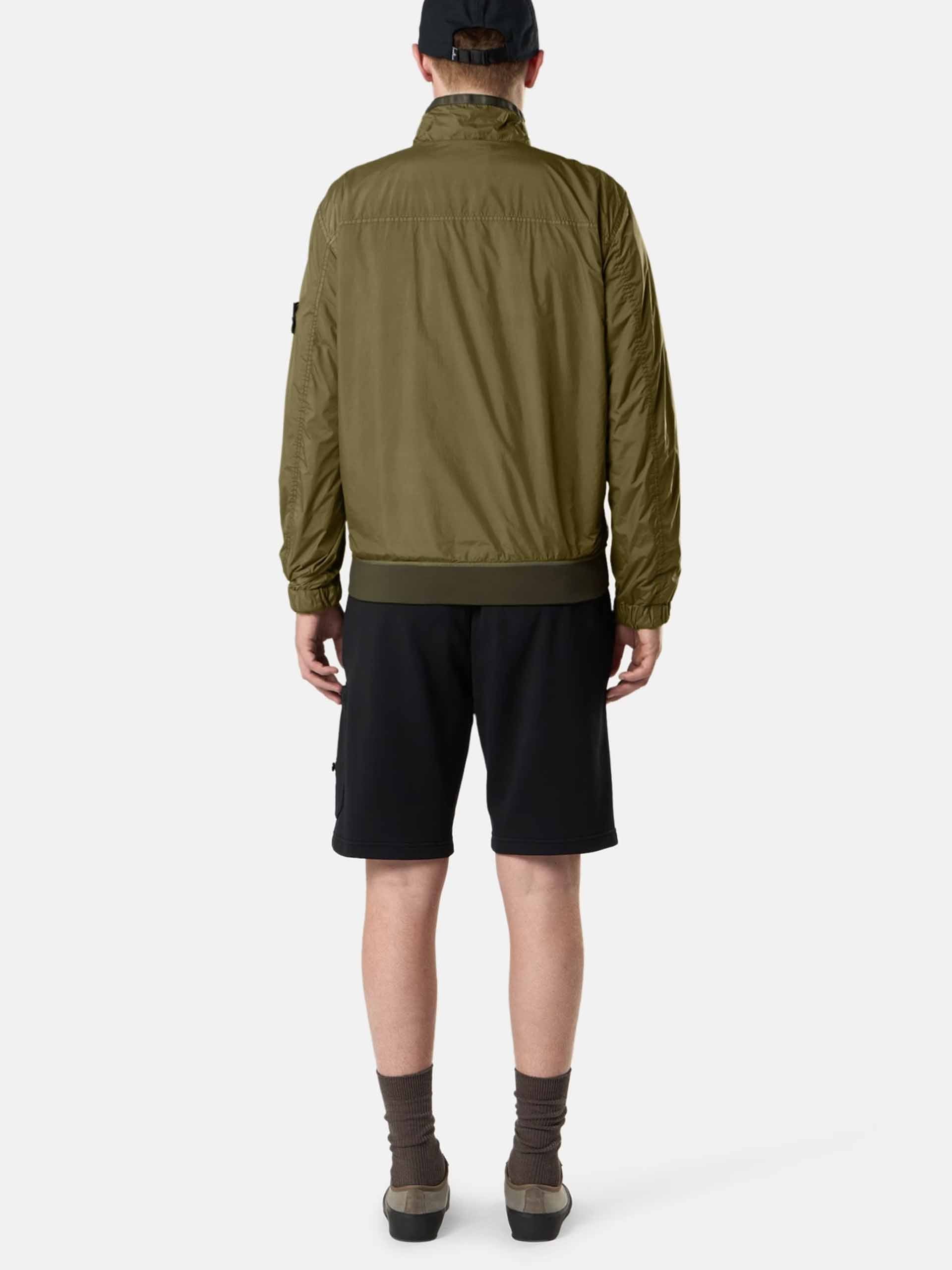 STONE ISLAND - Jacke Crinkle Reps für Herren in Militärgrün - Military green