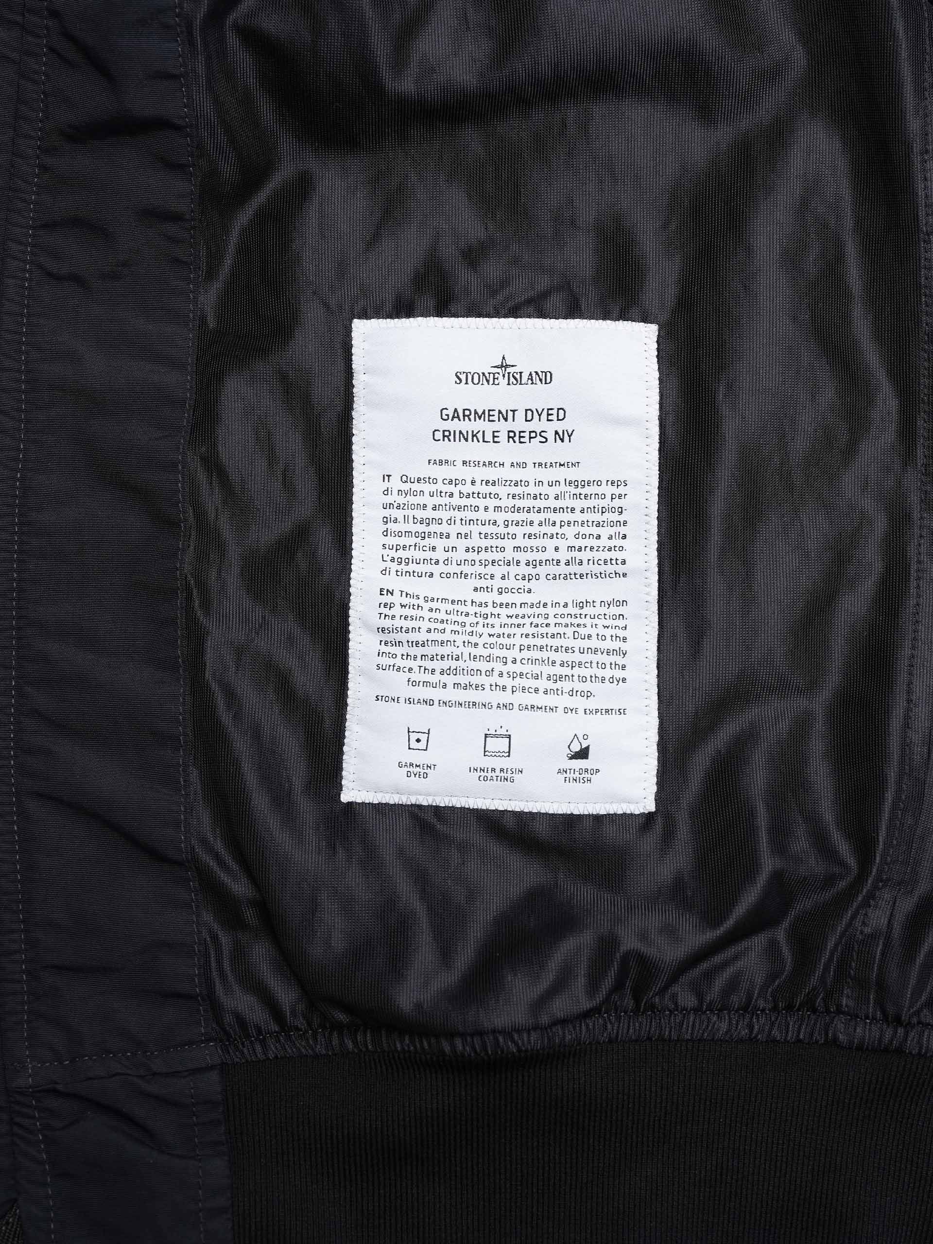 STONE ISLAND - Jacke Crinkle Reps für Herren in Schwarz - Black