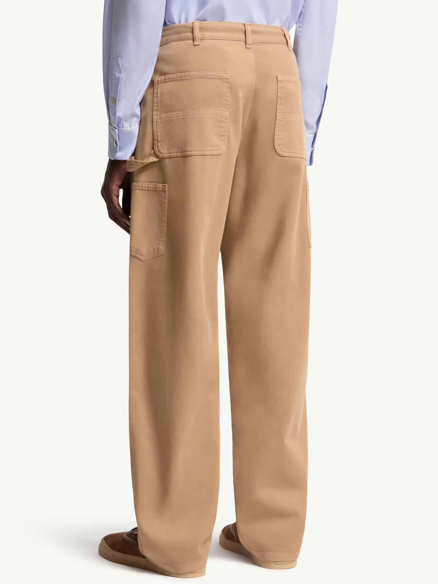 Cargohose aus Baumwollgabardine für Herren