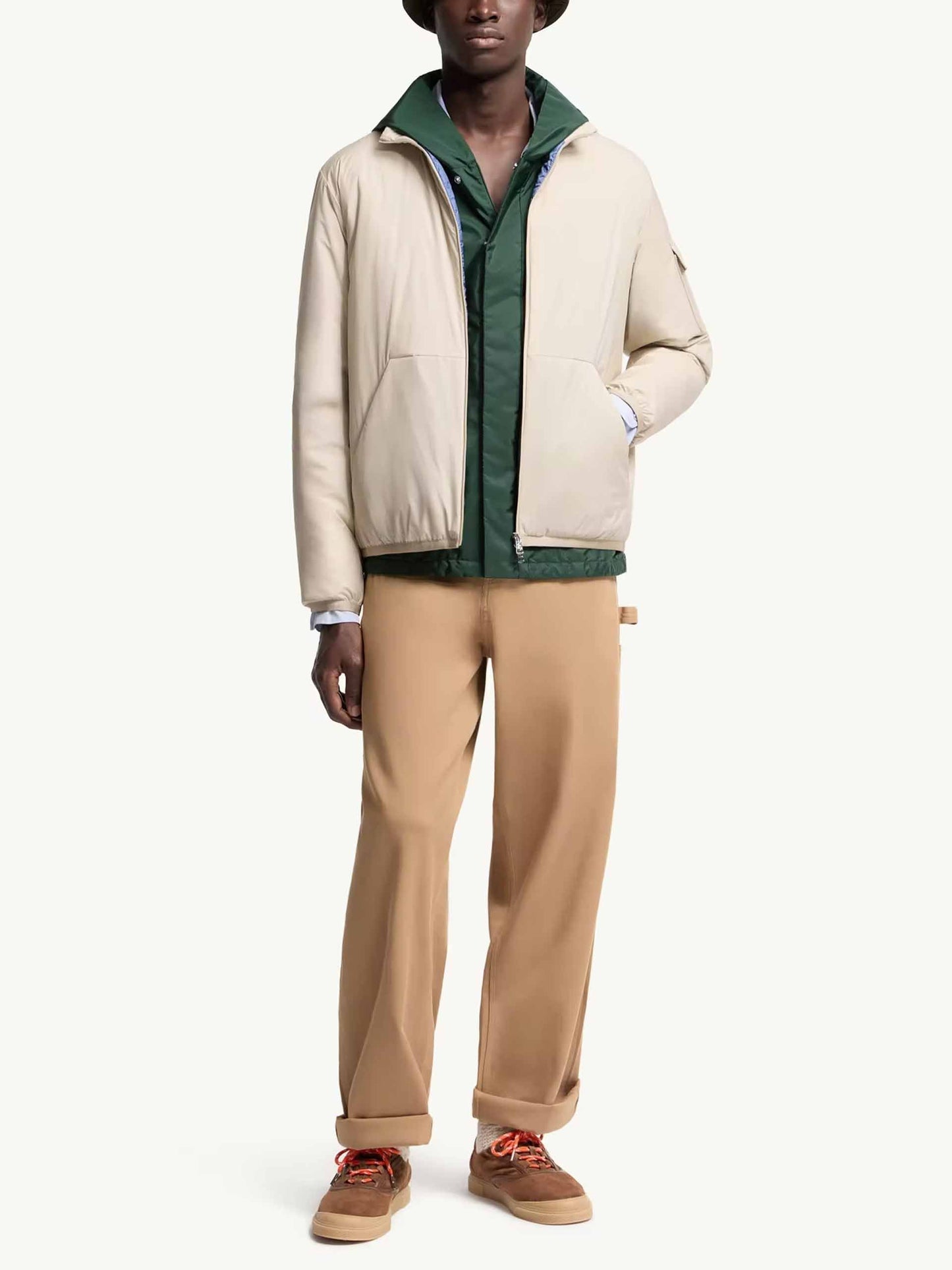 Cargohose aus Baumwollgabardine für Herren