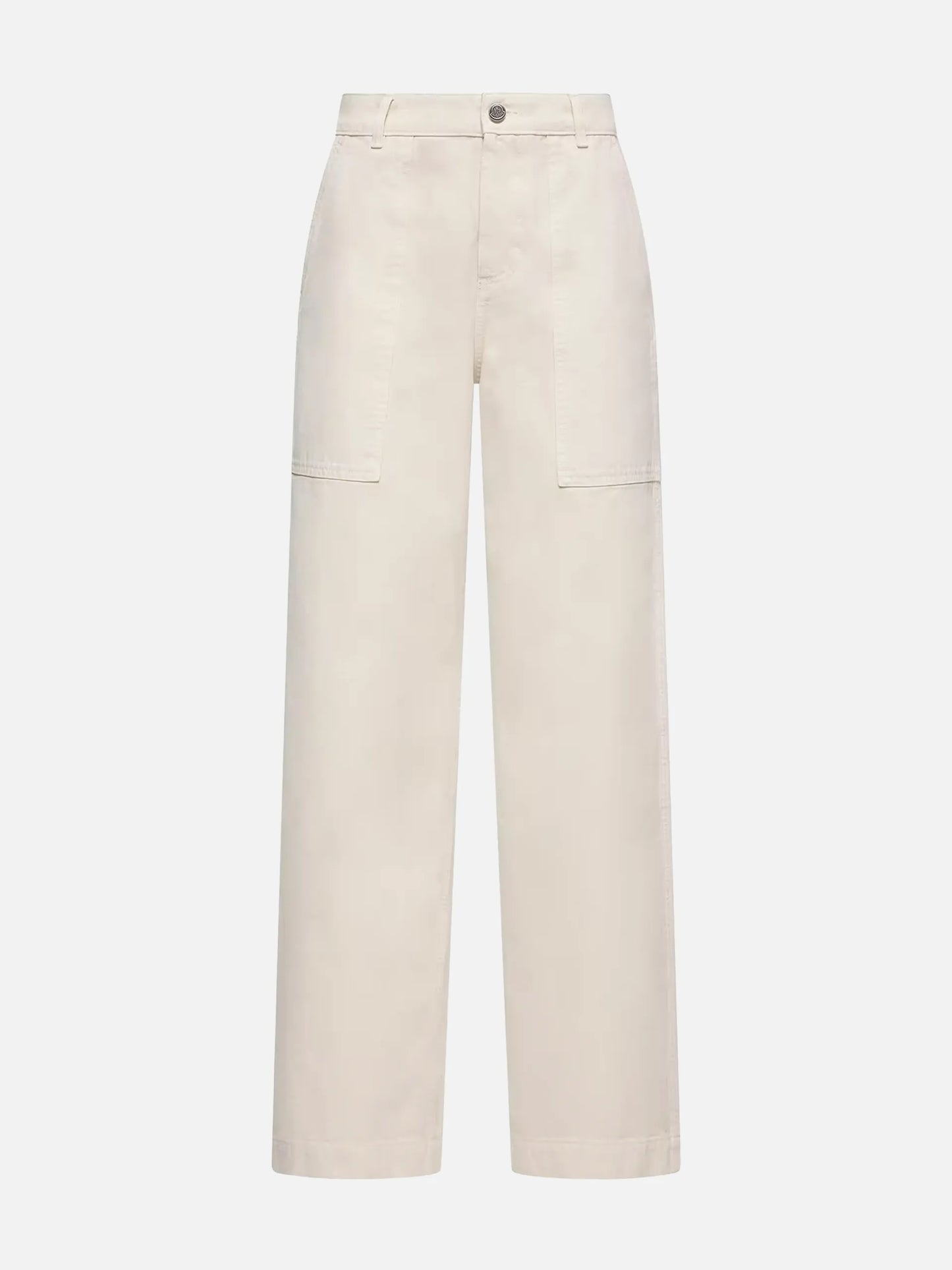 Wide-Leg Hose aus Baumwolle für Damen