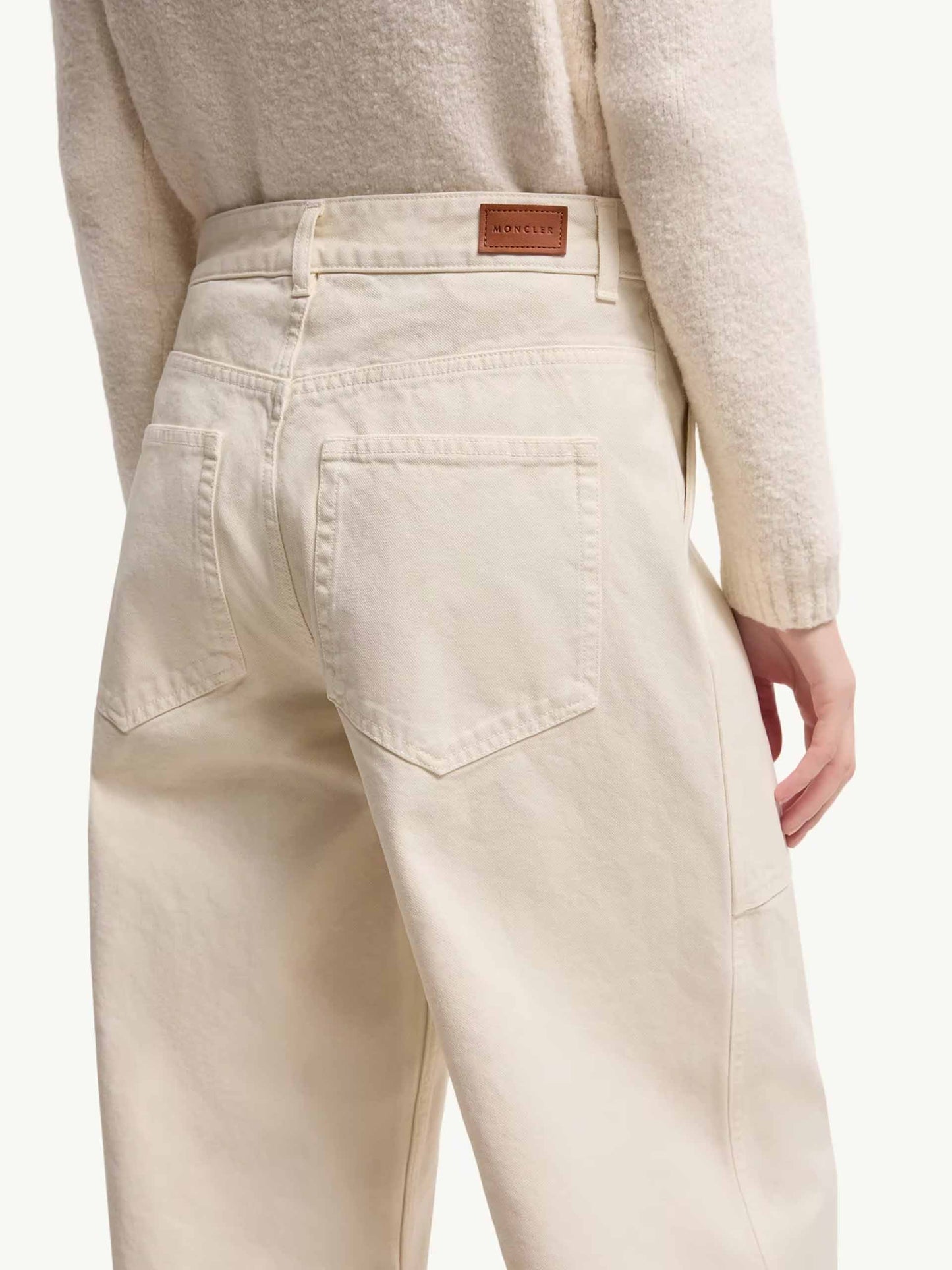 Wide-Leg Hose aus Baumwolle für Damen