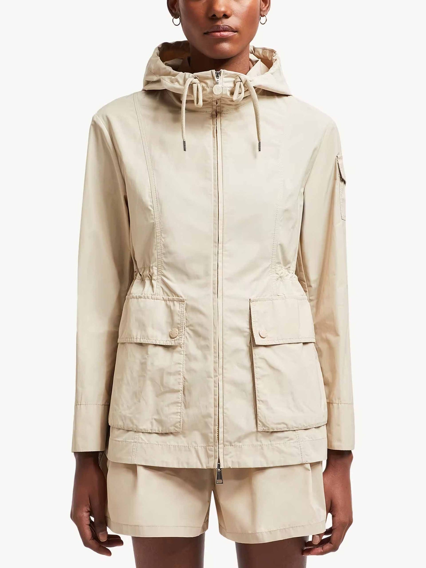 Leandro hooded parka jacket for women