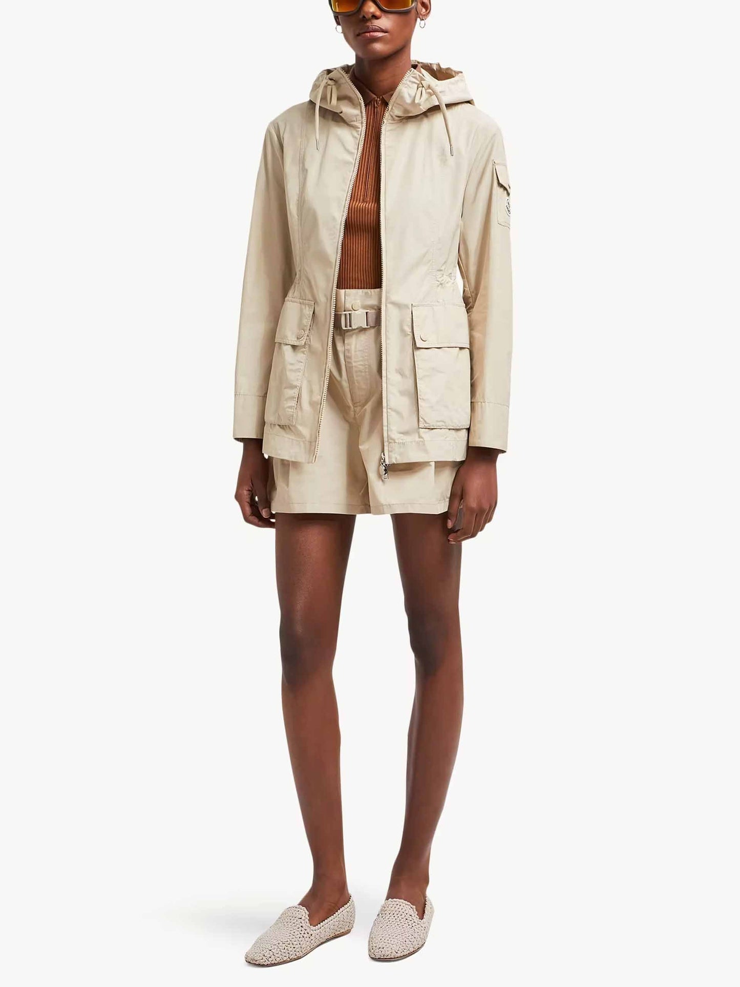 Leandro hooded parka jacket for women