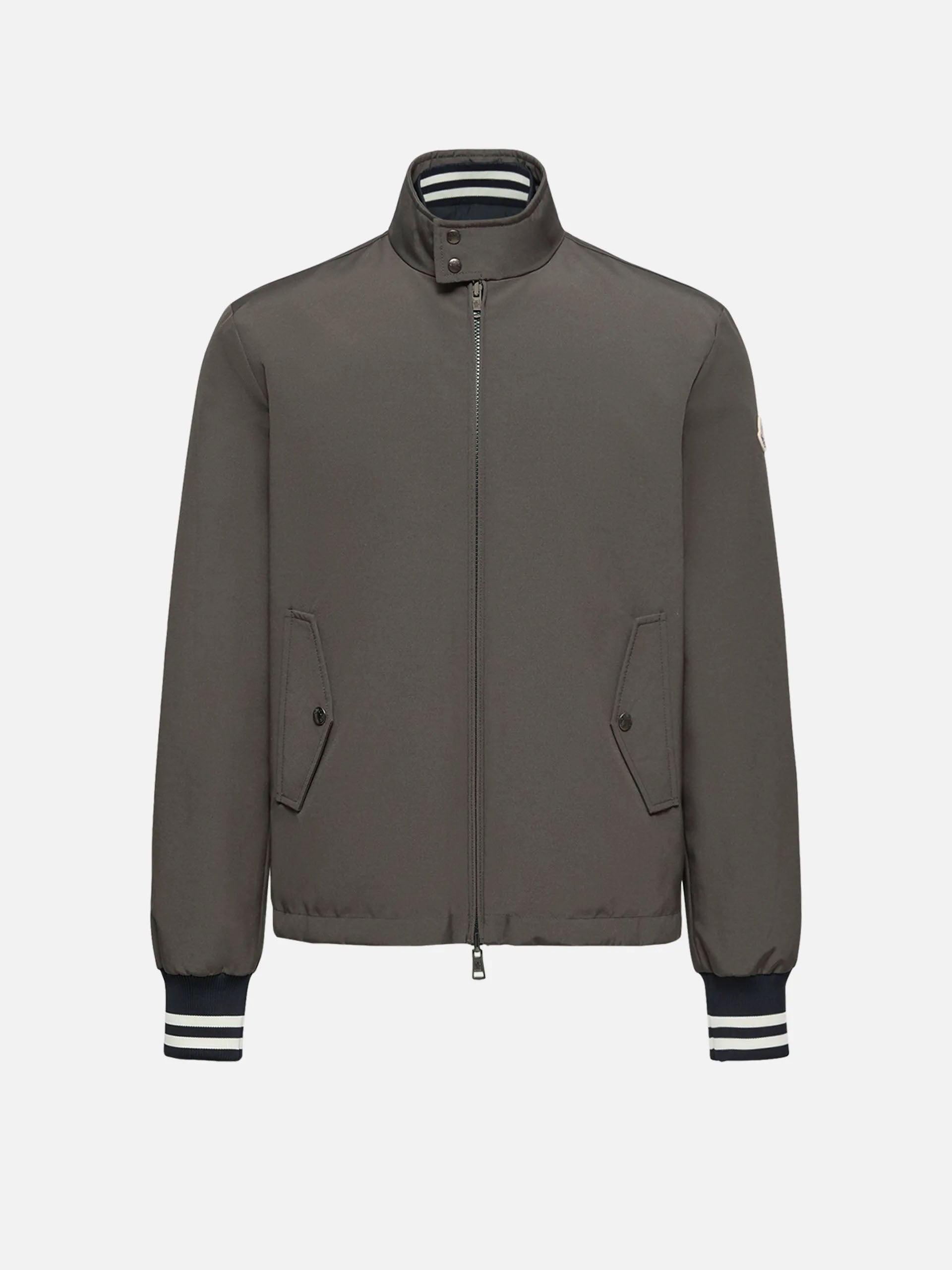 MONCLER - Wendbare Daunen-Bomberjacke Prieure für Herren in Oliv Grau Dunkelblau