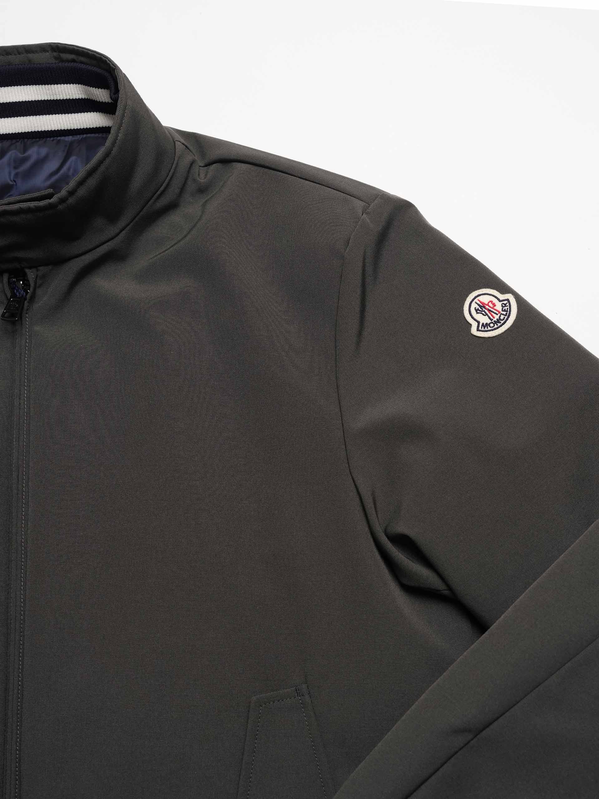 MONCLER - Wendbare Daunen-Bomberjacke Prieure für Herren in Oliv Grau Dunkelblau