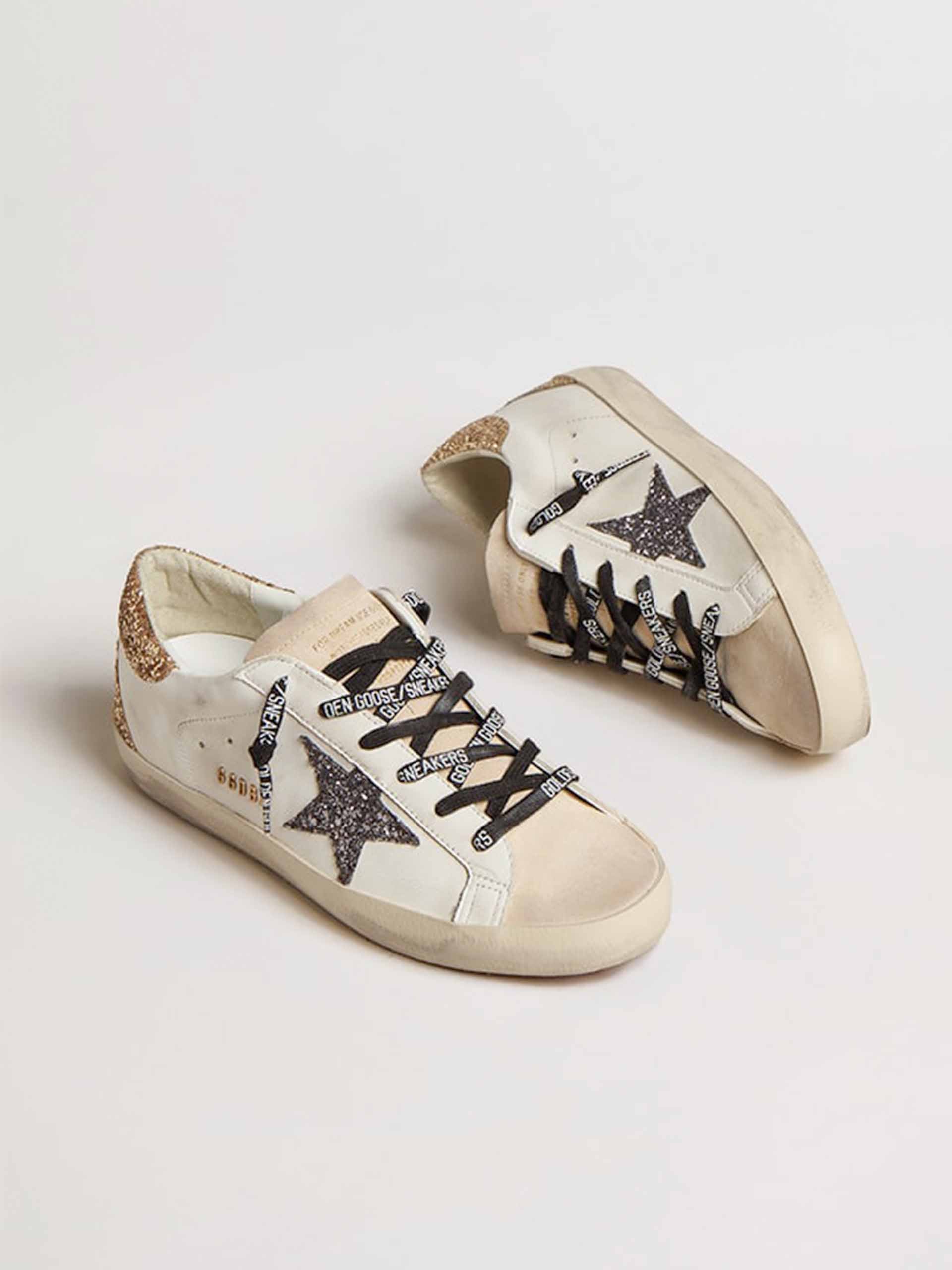 GOLDEN GOOSE - Sneakers Super-Star Glitter für Damen