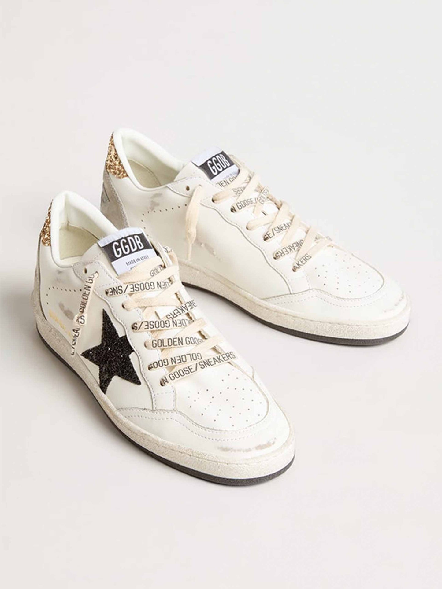 GOLDEN GOOSE - Sneakers Ball Star Glitter für Damen