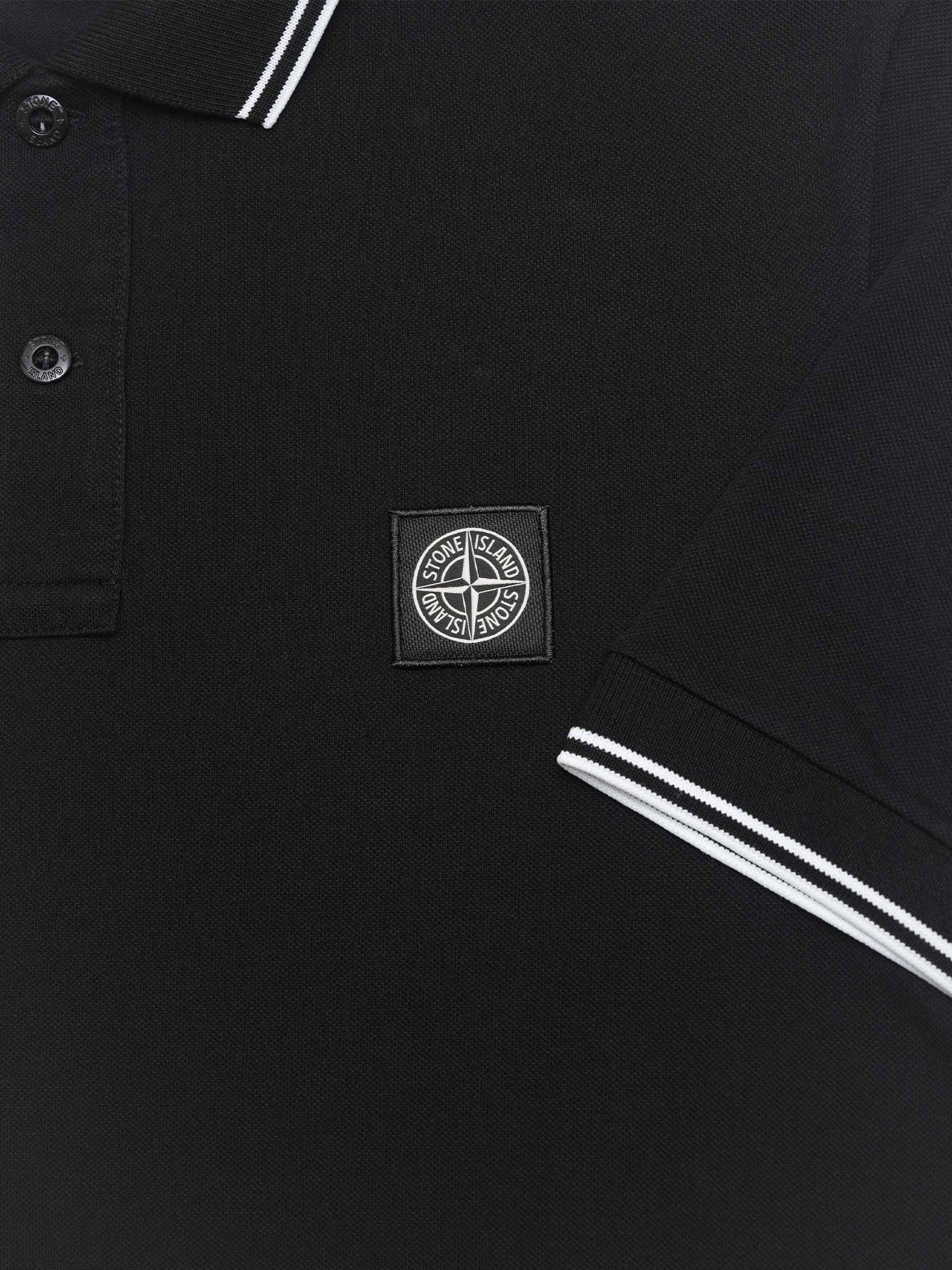 STONE ISLAND - Poloshirt mit Kompass-Patch für Herren