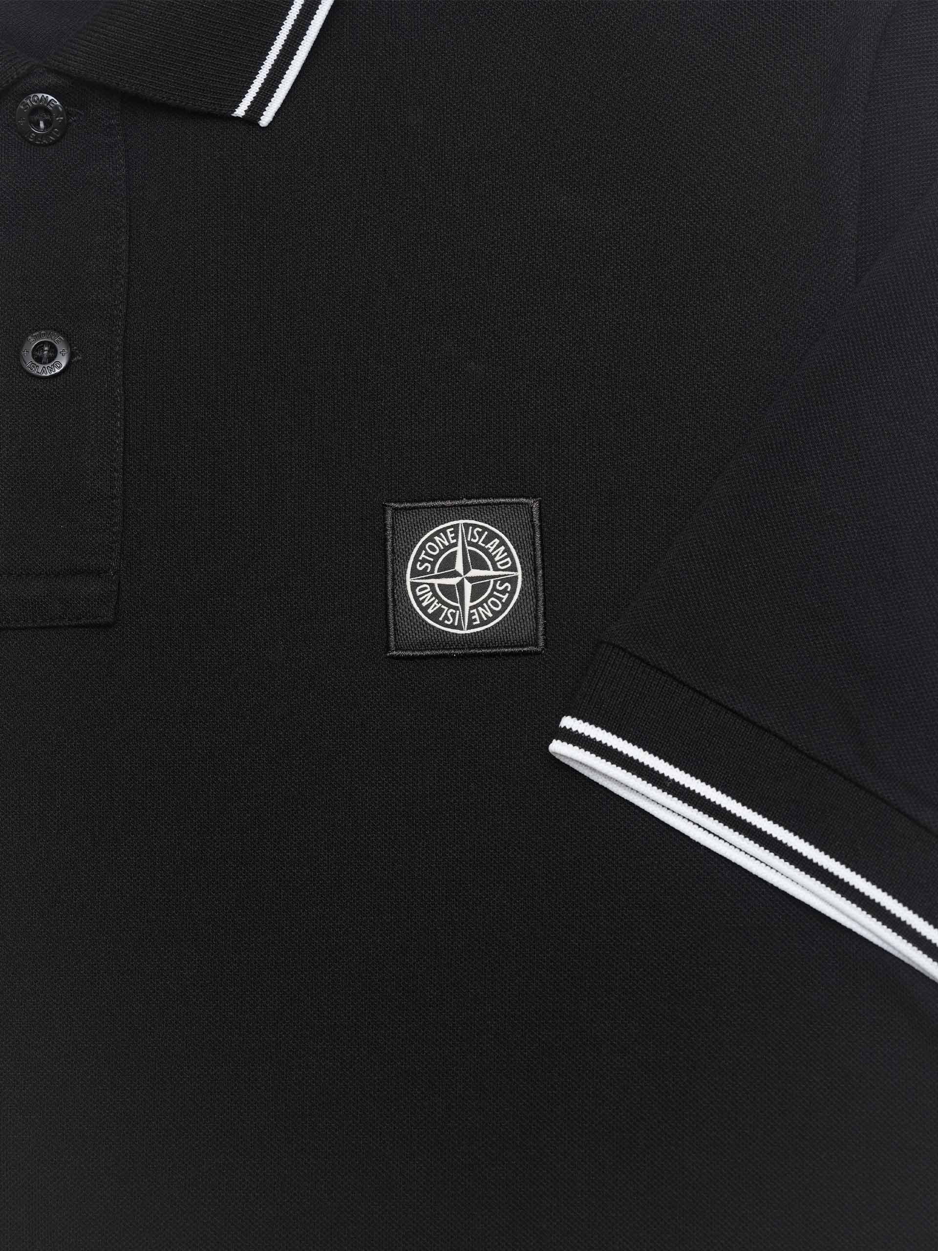 STONE ISLAND - Poloshirt mit Kompass-Patch für Herren