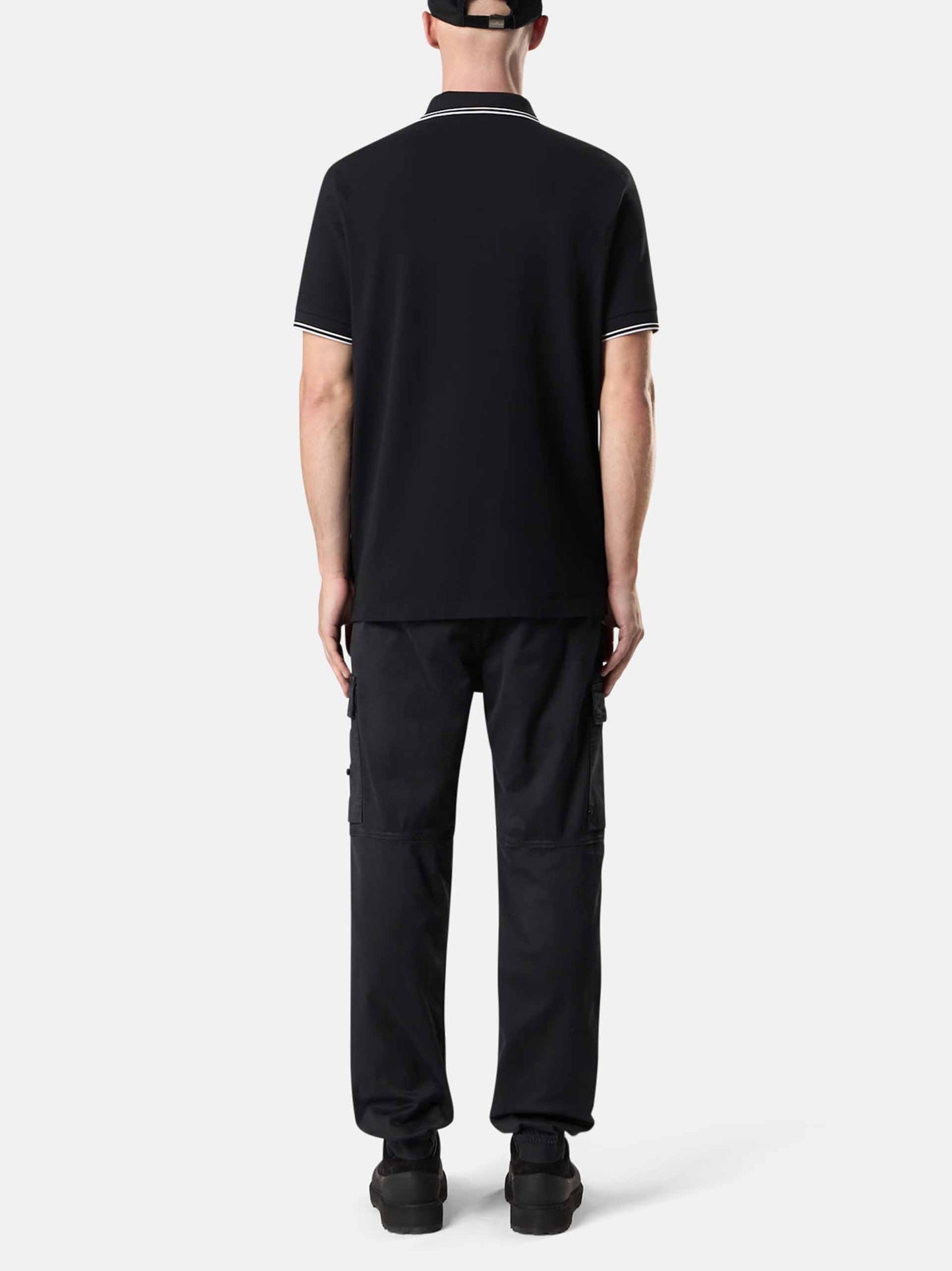 STONE ISLAND - Poloshirt mit Kompass-Patch für Herren