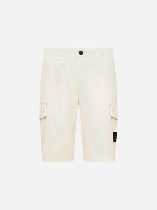 STONE ISLAND - Cargoshorts mit Logo-Patch für Herren
