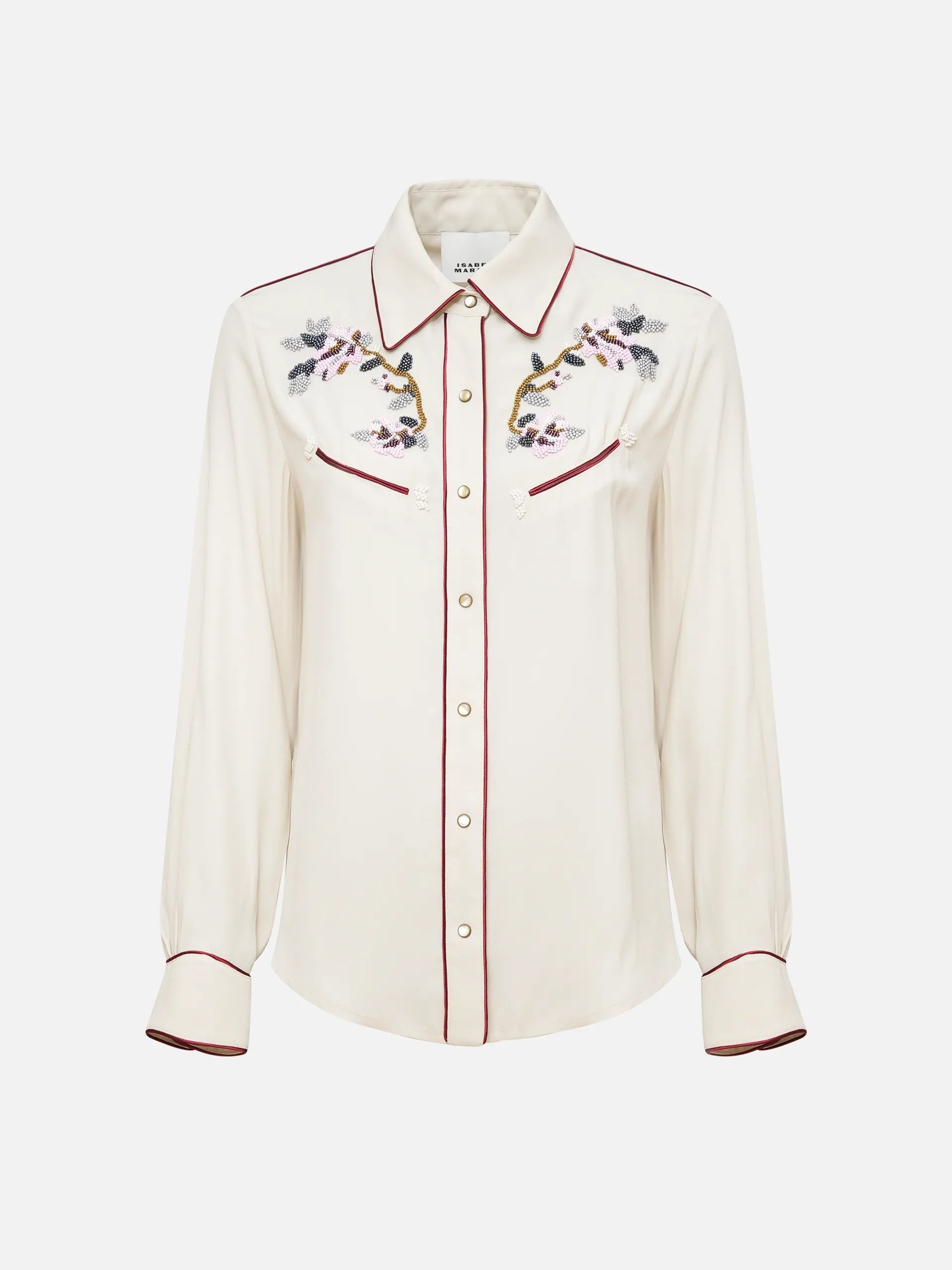 ISABEL MARANT - Westernhemd Yzea mit Perlen für Damen