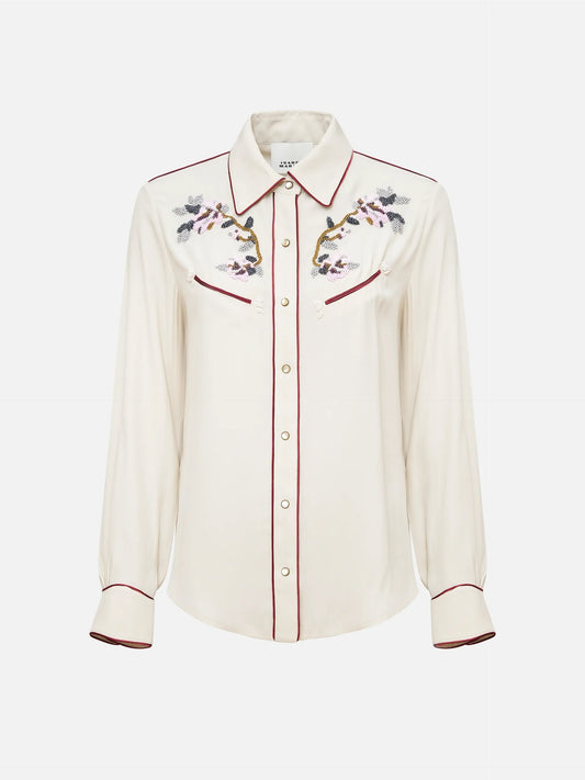 ISABEL MARANT - Westernhemd Yzea mit Perlen für Damen