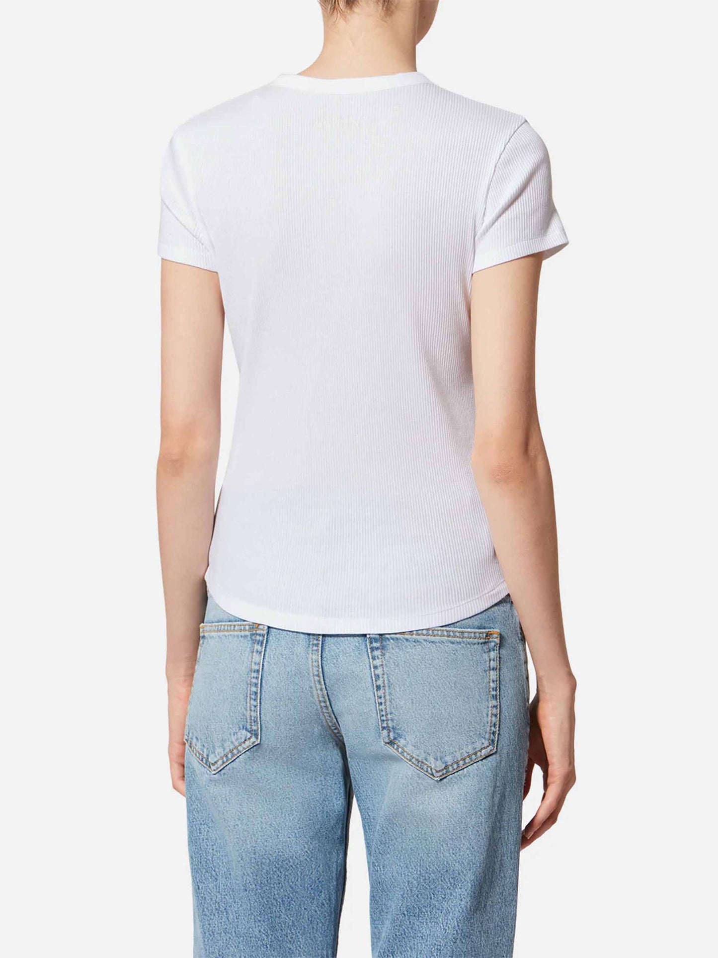 ISABEL MARANT - Geripptes Baumwoll-T-Shirt Taomi für Damen