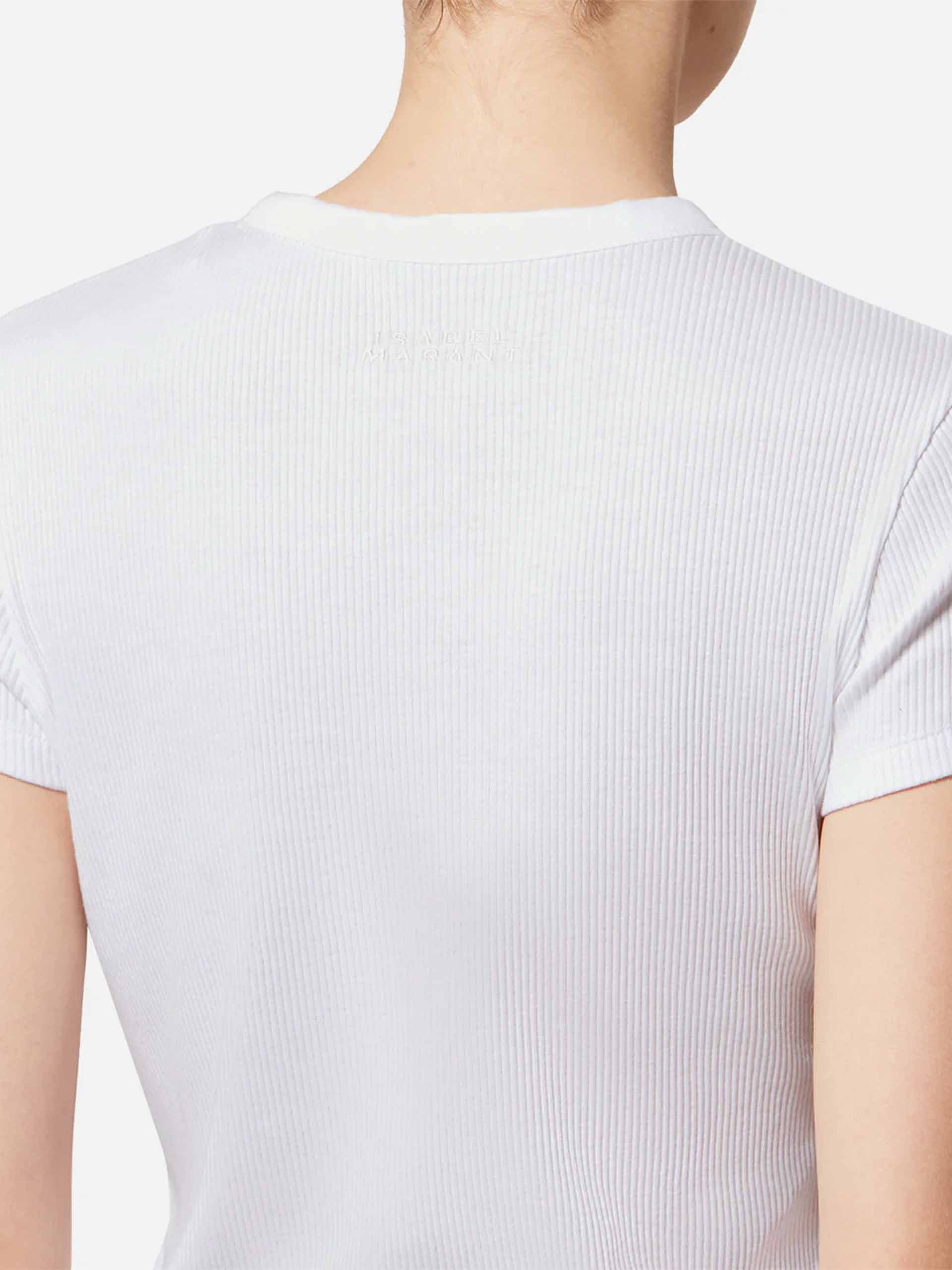 ISABEL MARANT - Geripptes Baumwoll-T-Shirt Taomi für Damen