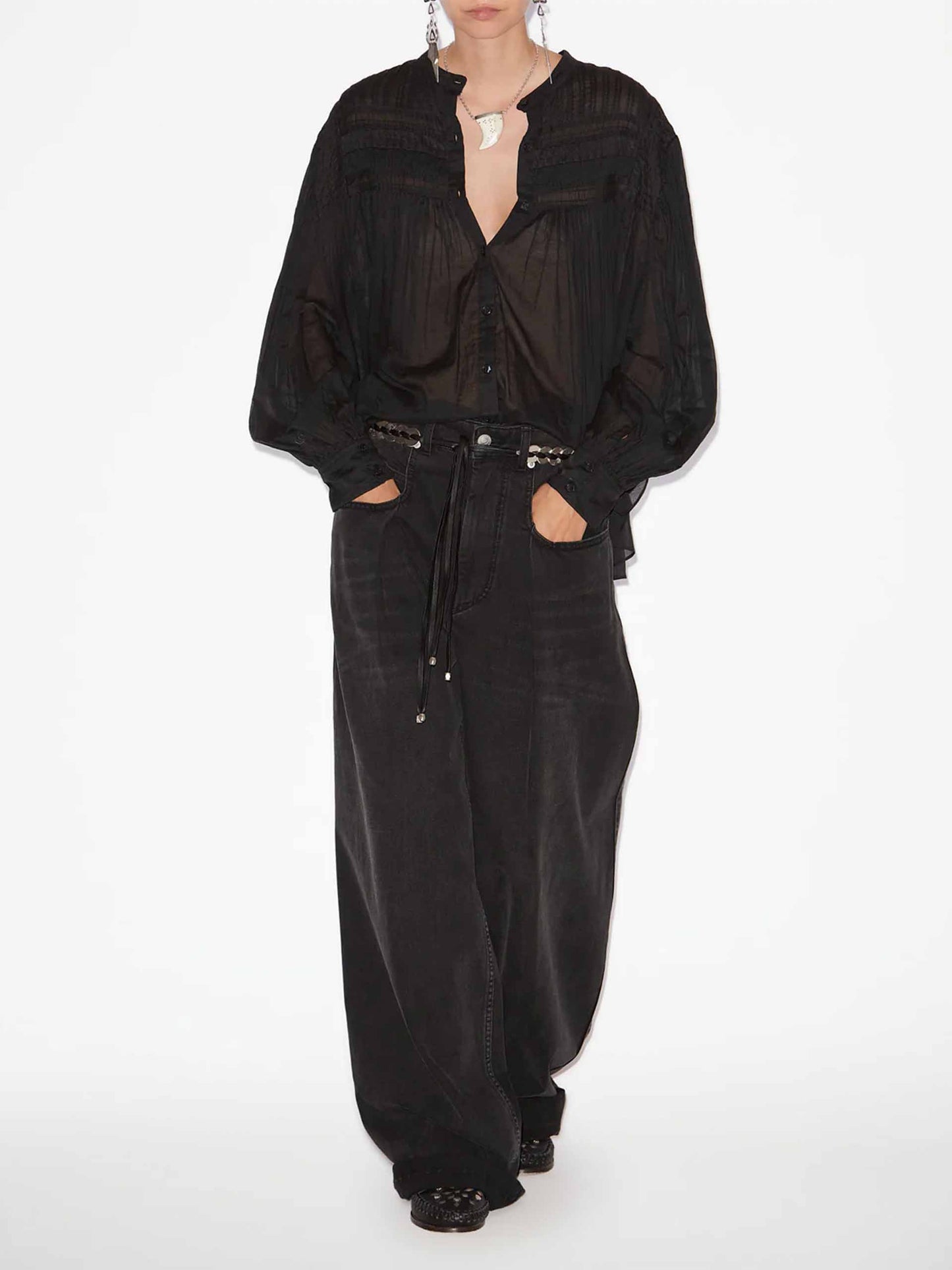 MARANT ETOILE - Bluse Plalia aus Baumwollvoile für Damen