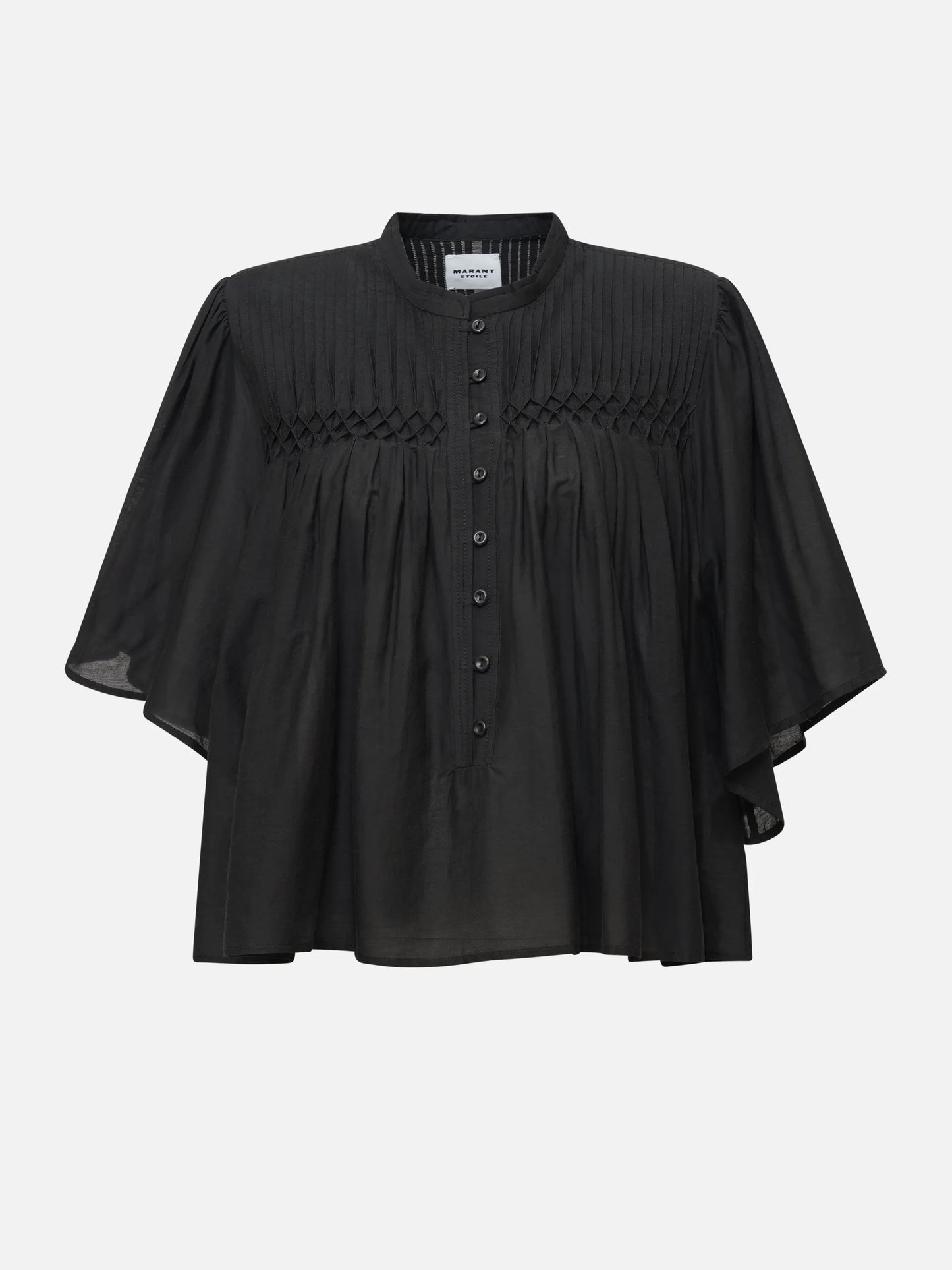 MARANT ETOILE - Top Destiny aus Baumwollvoile für Damen in Schwarz - Black