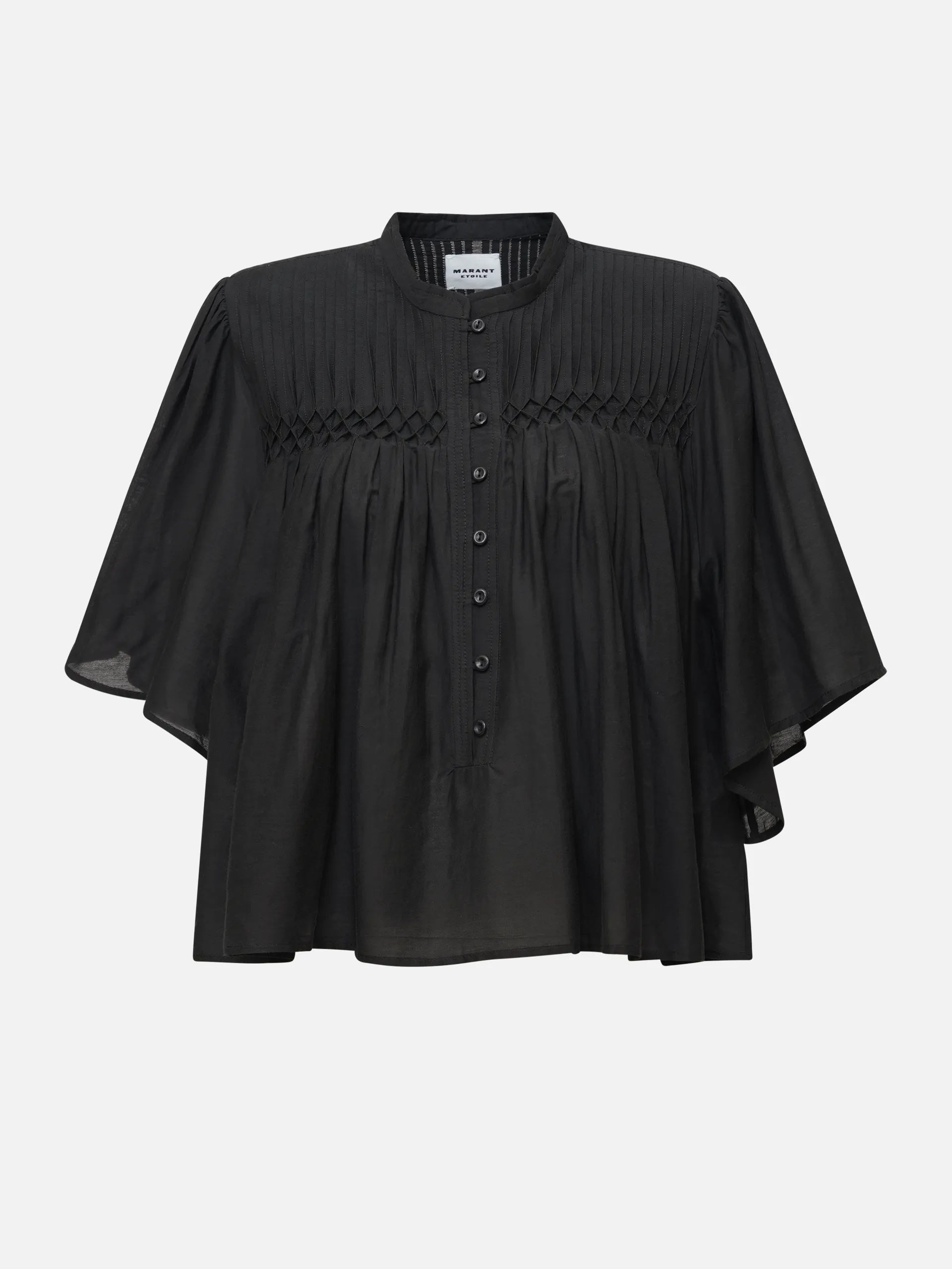 MARANT ETOILE - Top Destiny aus Baumwollvoile für Damen in Schwarz - Black