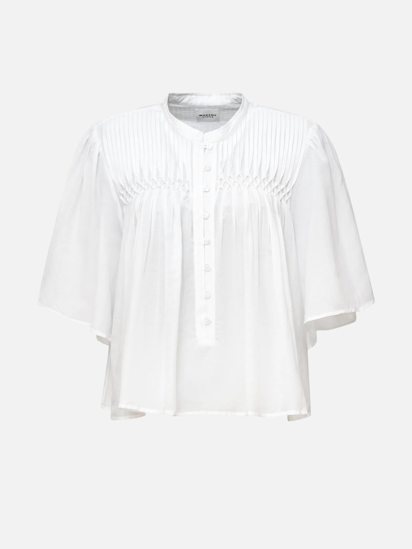 MARANT ETOILE - Top Destiny aus Baumwollvoile für Damen in Weiß - White