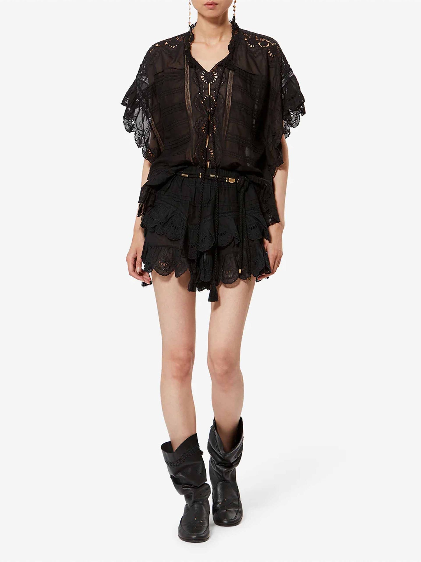 MARANT ETOILE - Shorts Jocadia mit Spitze für Damen