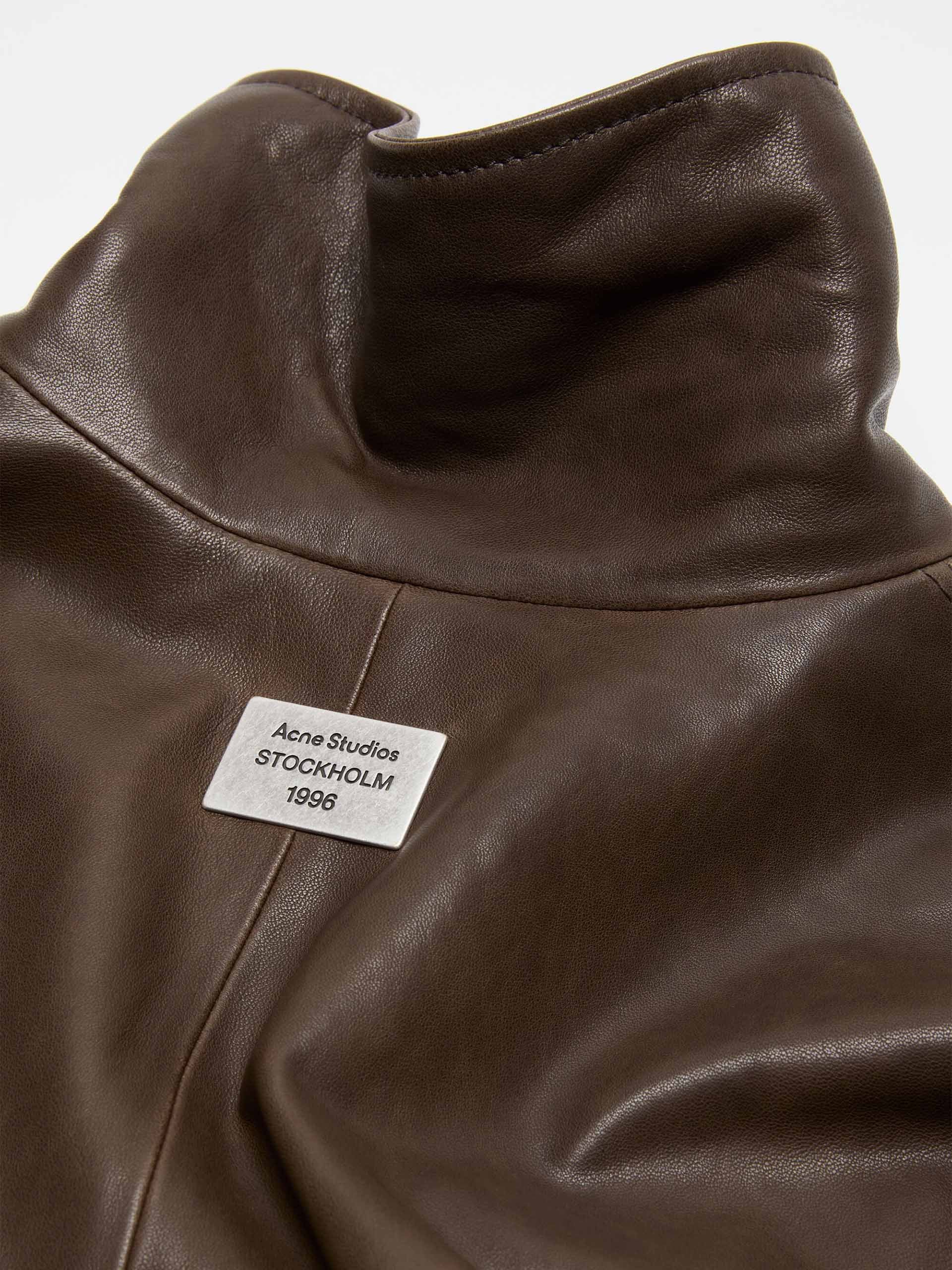 ACNE STUDIOS - Lederjacke mit Stehkragen für Damen