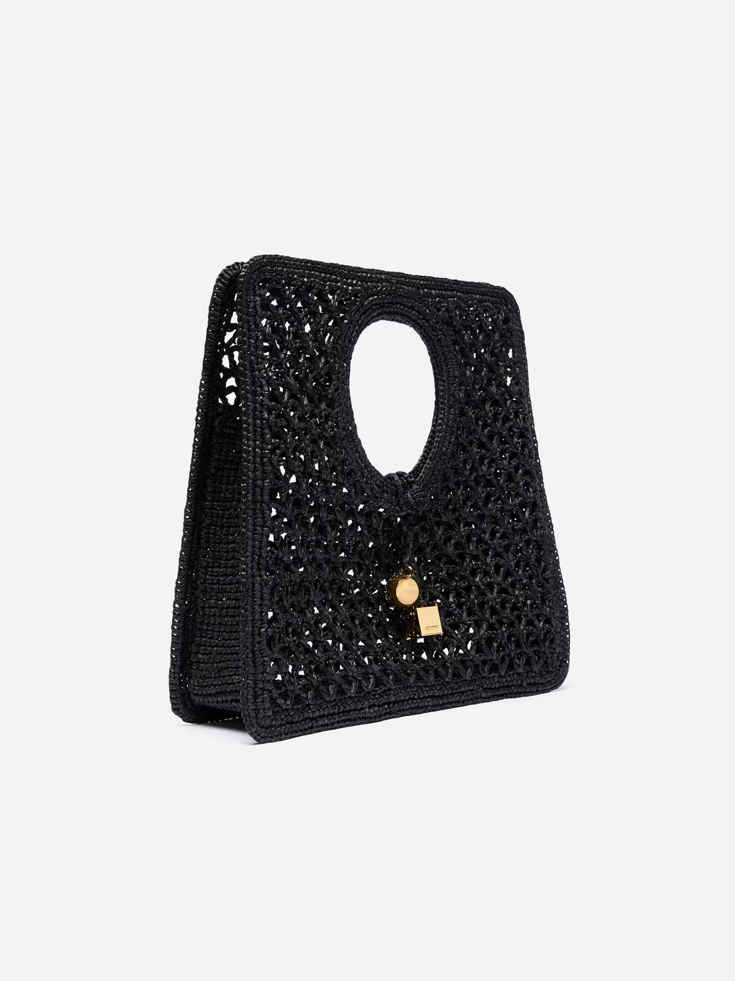 JACQUEMUS - Raffia-Bag Le Petit Carré Spiaggia