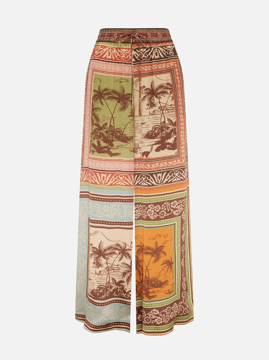 ALEMAIS - Hose Alberta aus Seide für Damen