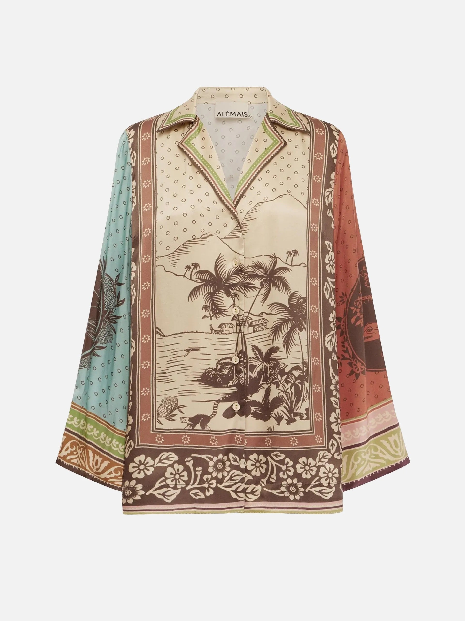 ALEMAIS - Hemd Alberta aus Seide für Damen