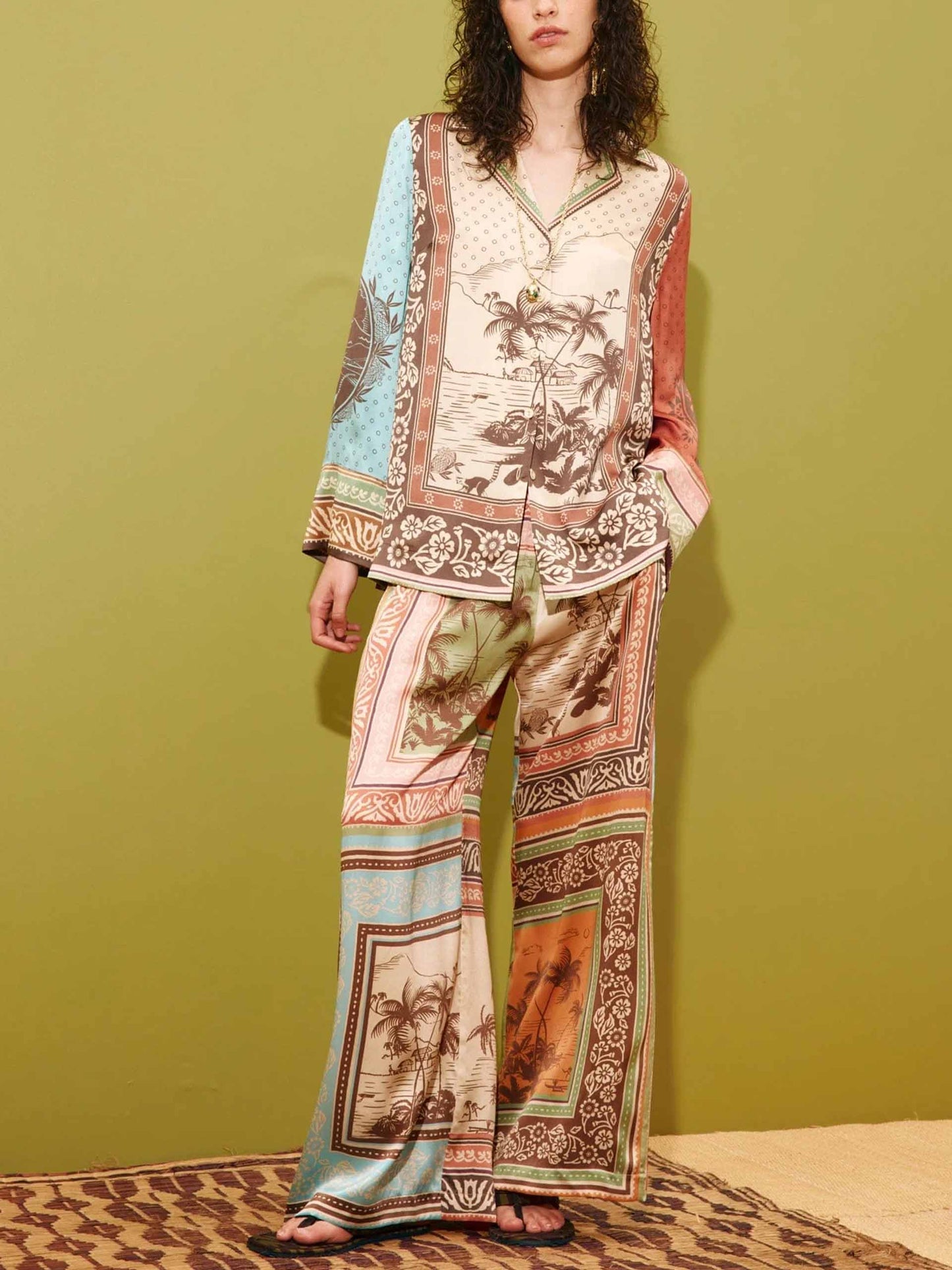 ALEMAIS - Hemd Alberta aus Seide für Damen